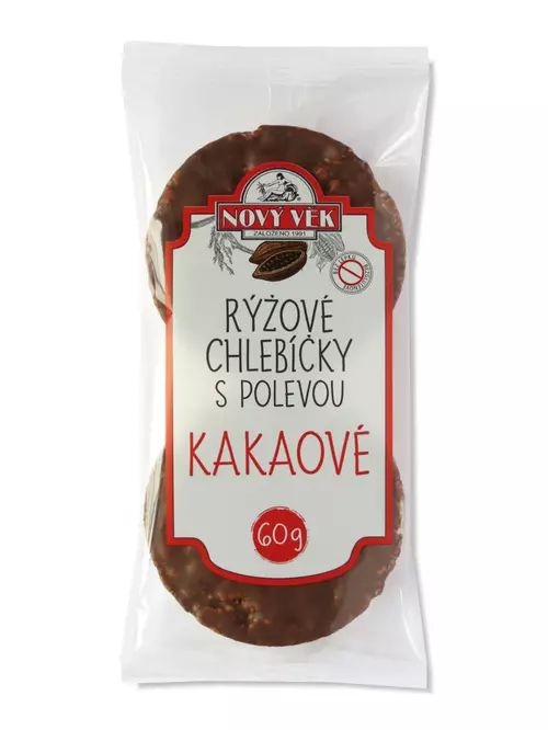 Pekárna a cukrárna - Racio Nový Věk chlebíčky rýžové kakaové 60 g