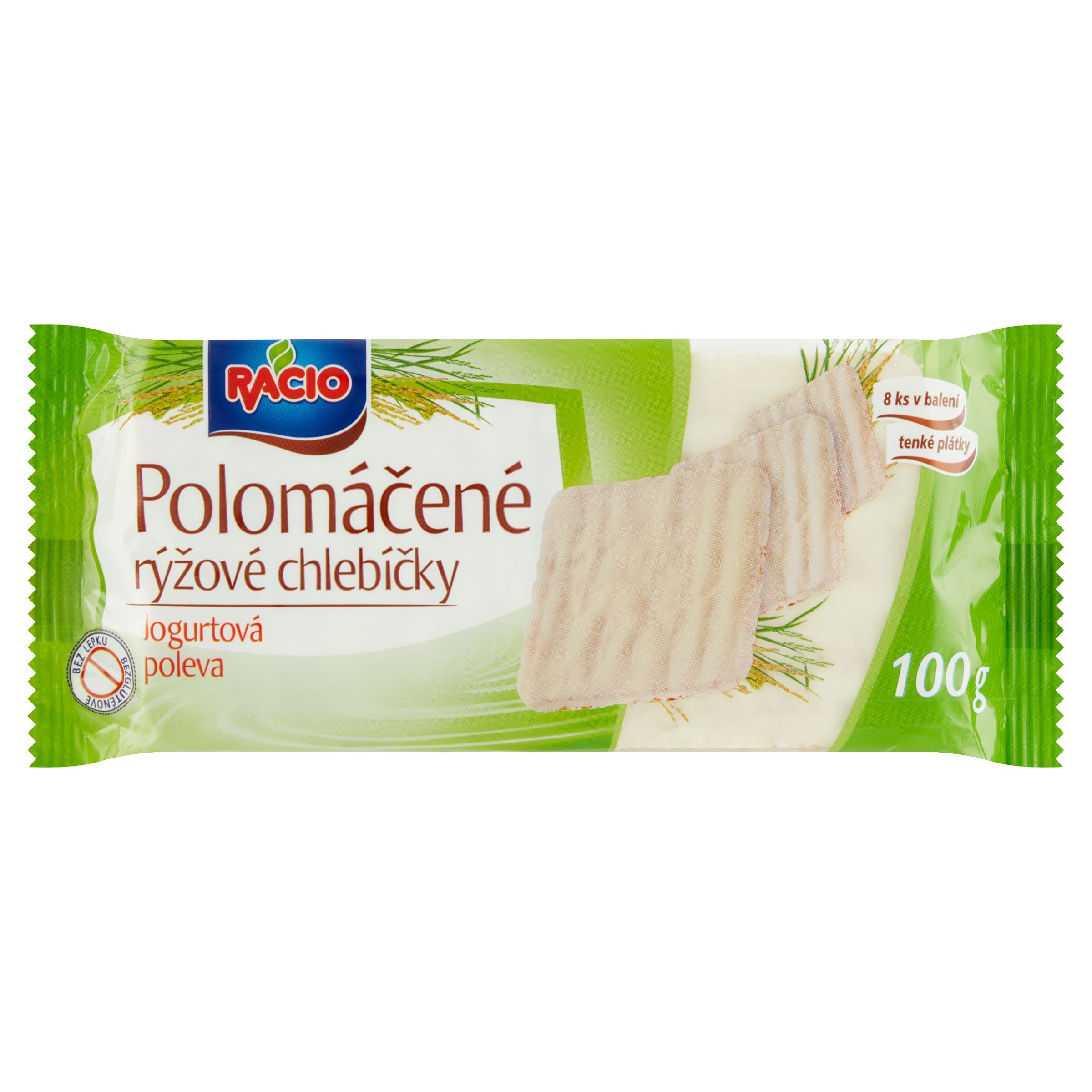 Pekárna a cukrárna - Racio Polomáčené rýžové chlebíčky s jogurtovou polevou 100 g