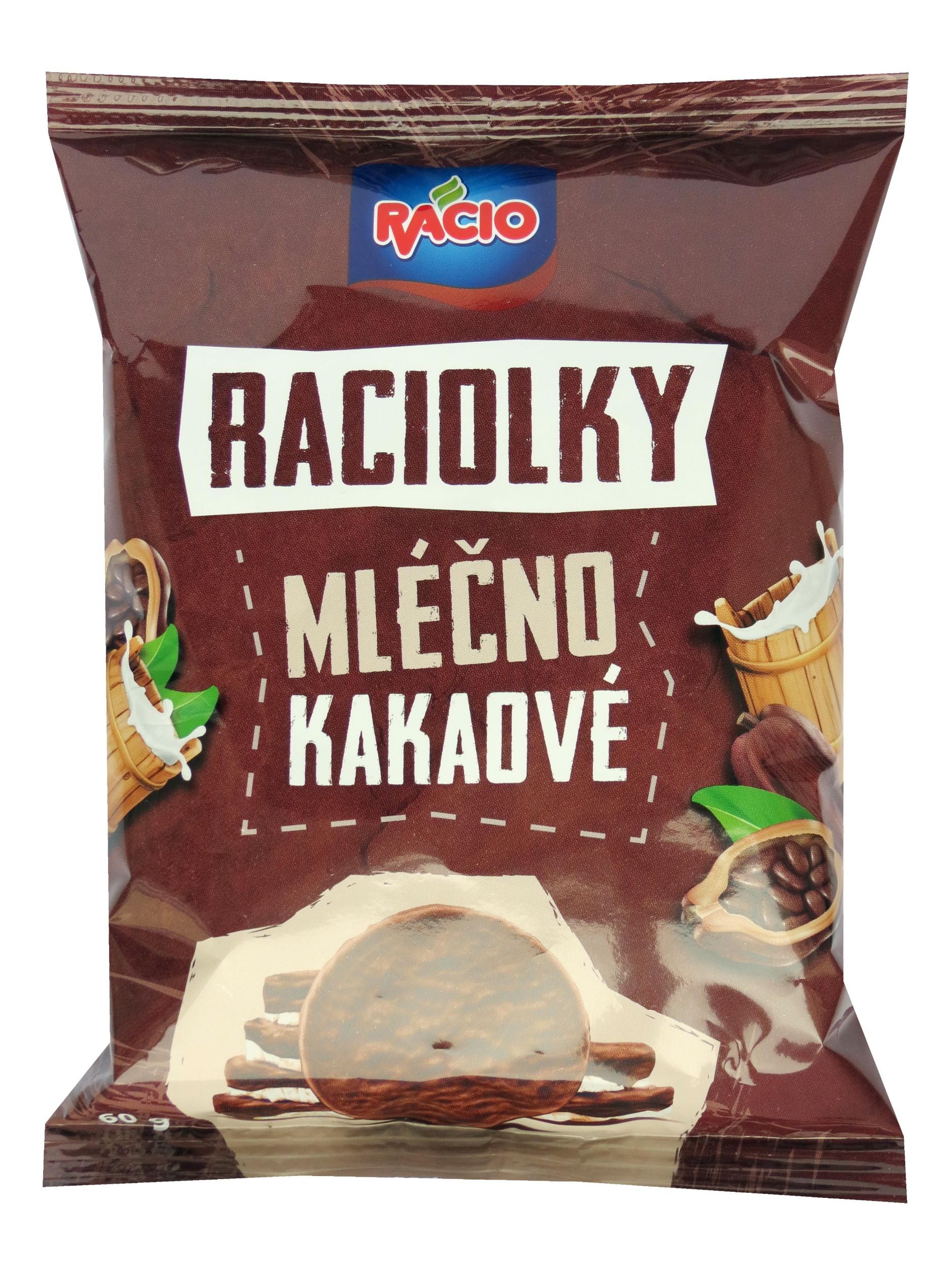 Pekárna a cukrárna - Racio Raciolky mléčno-kakaové 60 g