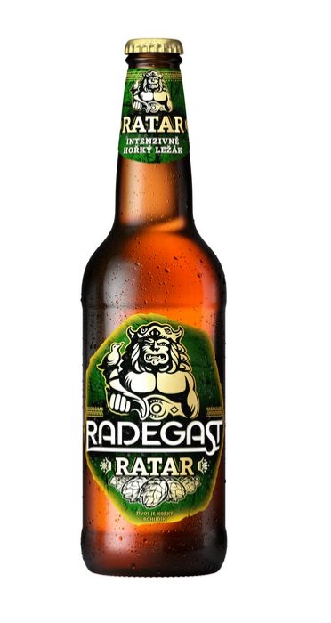 Nápoje - Radegast Ratar pivo ležák světlý 0,5l sklo