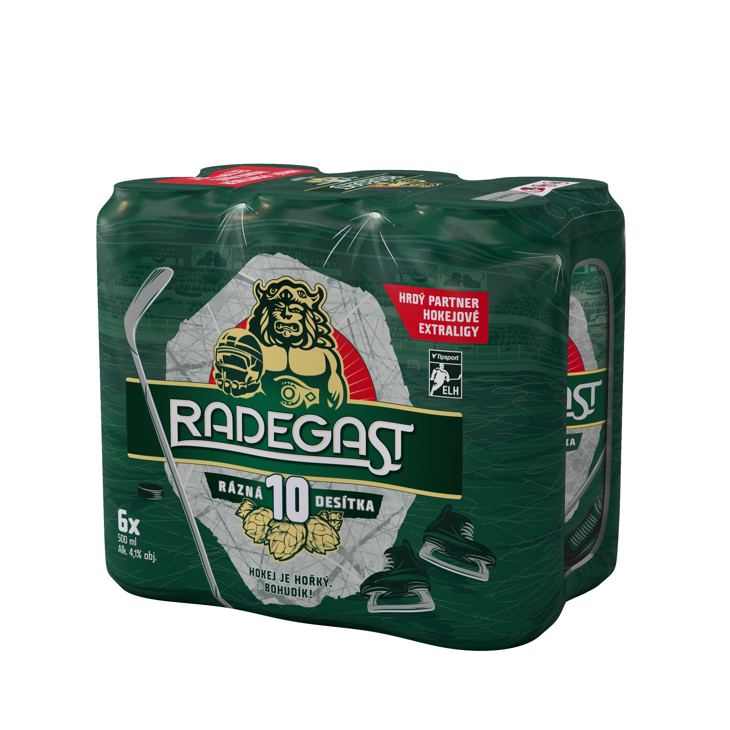 Radegast Rázná 10  pivo výčepní světlé multipack 6x0,5l-0