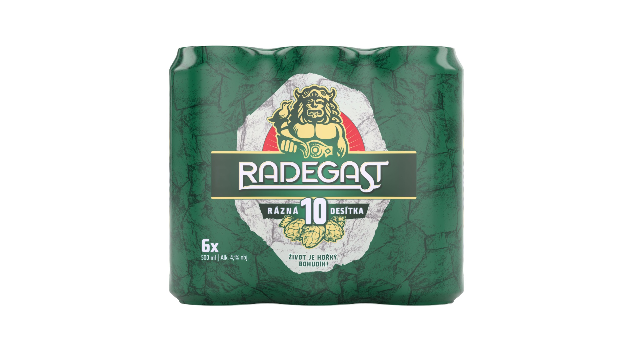 Nápoje - Radegast Rázná 10  pivo výčepní světlé multipack 6x0,5l
