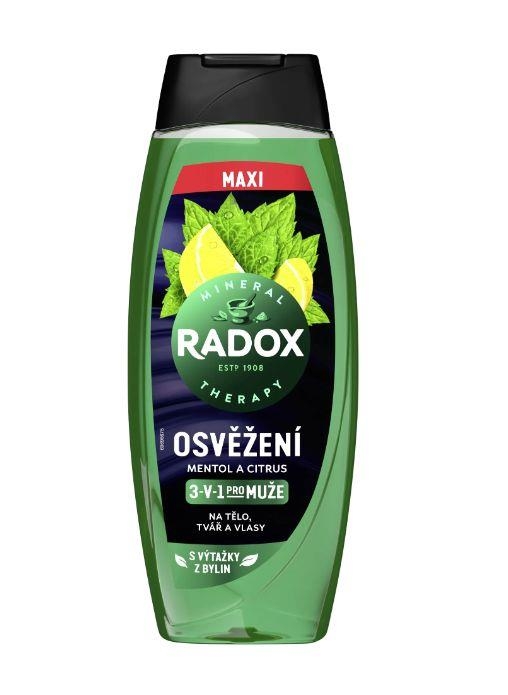Drogerie a kosmetika - Radox sprchový gel pro muže Osvěžení 450 ml