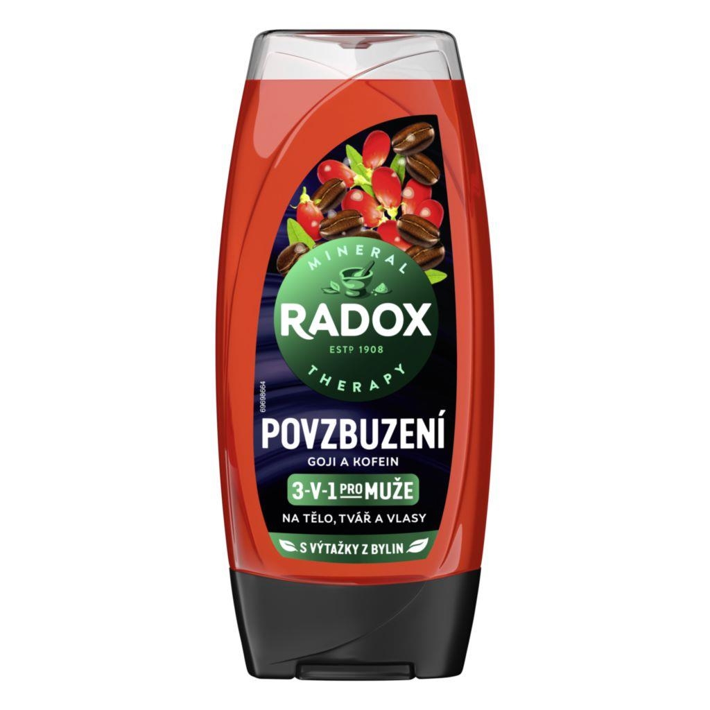Drogerie a kosmetika - Radox sprchový gel pro muže Povzbuzení 225 ml