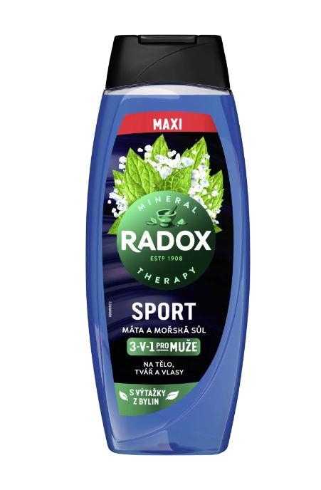 Drogerie a kosmetika - Radox sprchový gel pro muže Sport 450 ml