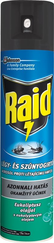 Drogerie a kosmetika - Raid Aerosol proti létajícímu hmyzu eukalyptus 400 ml