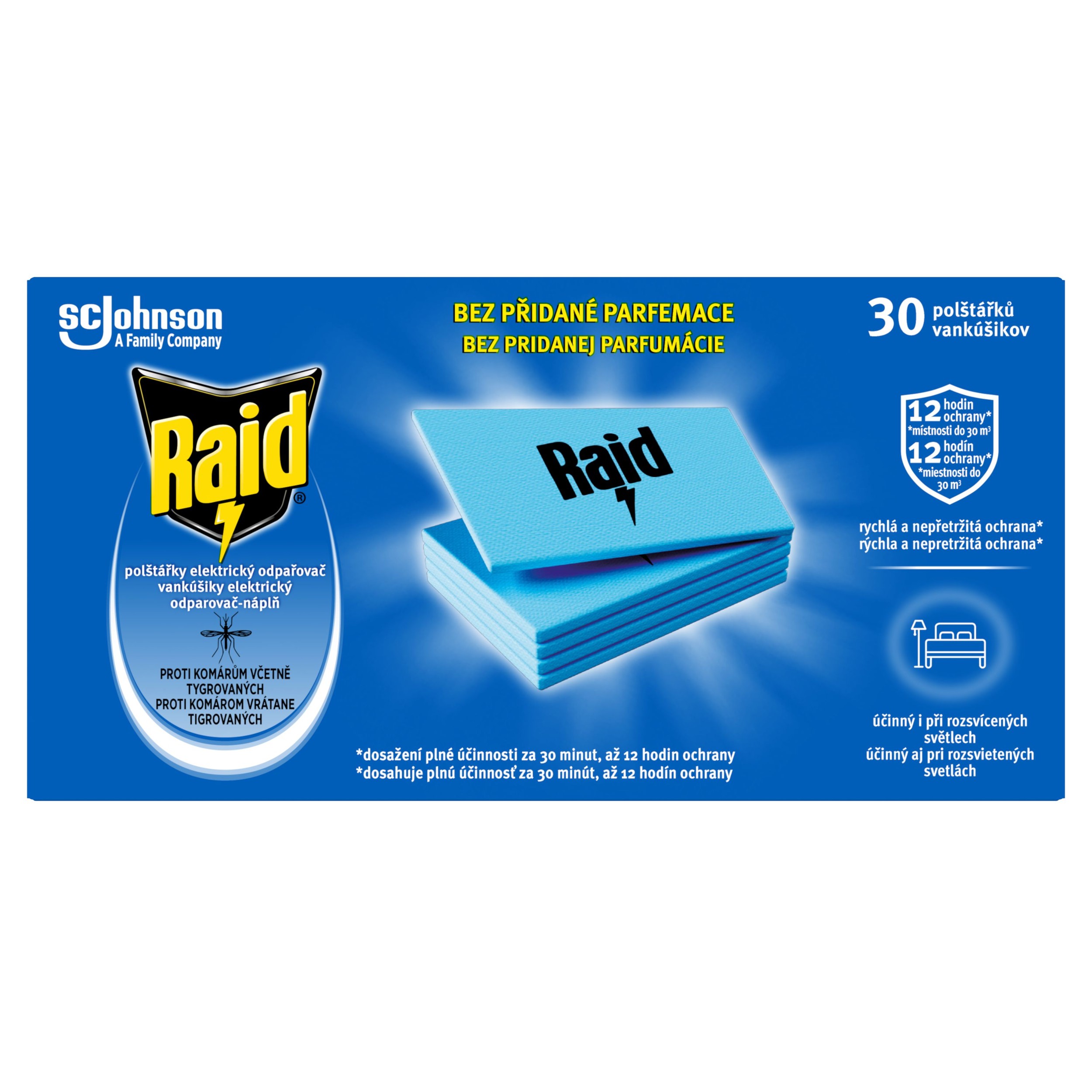 Raid Náhradní náplň pro elektrický odpařovač proti komárům 30 ks-0