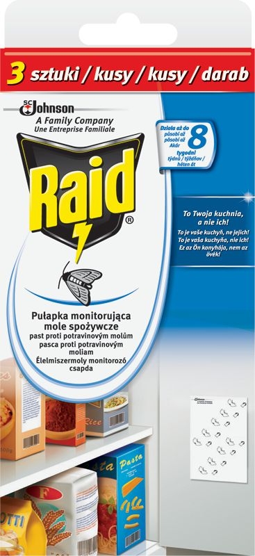 Drogerie a kosmetika - Raid Past proti potravinovým molům 3 ks