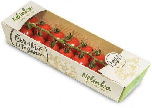 Ovoce a zelenina - Rajčata cherry na stonku Nelinka 250 g