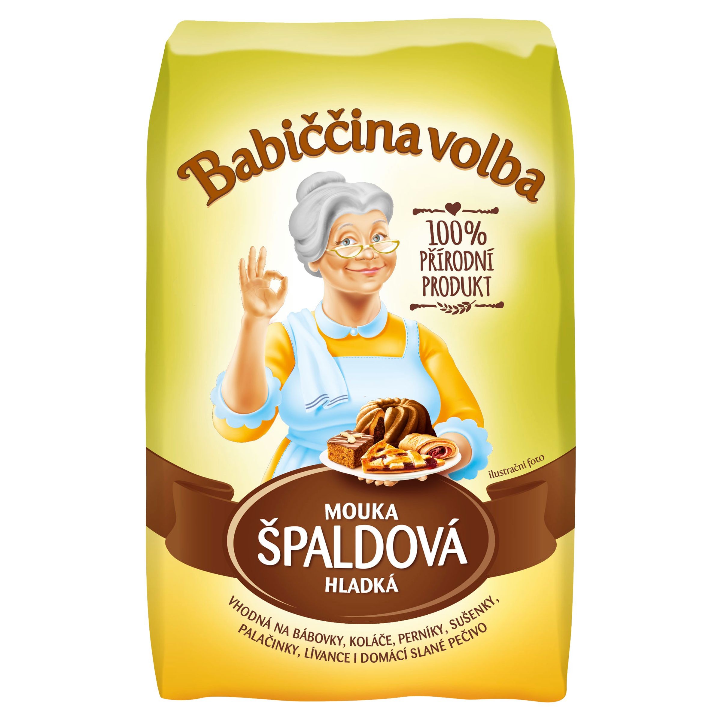 Trvanlivé potraviny - Ramill Babiččina volba špaldová mouka hladká 1 kg