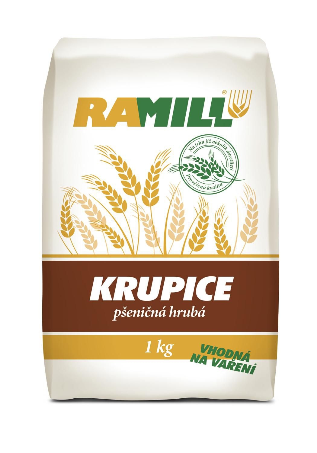 Trvanlivé potraviny - Ramill Krupice pšeničná hrubá 1 kg