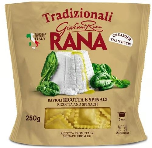 Hotová jídla - Rana Tortellini alla Ricotta e Spinaci 250 g