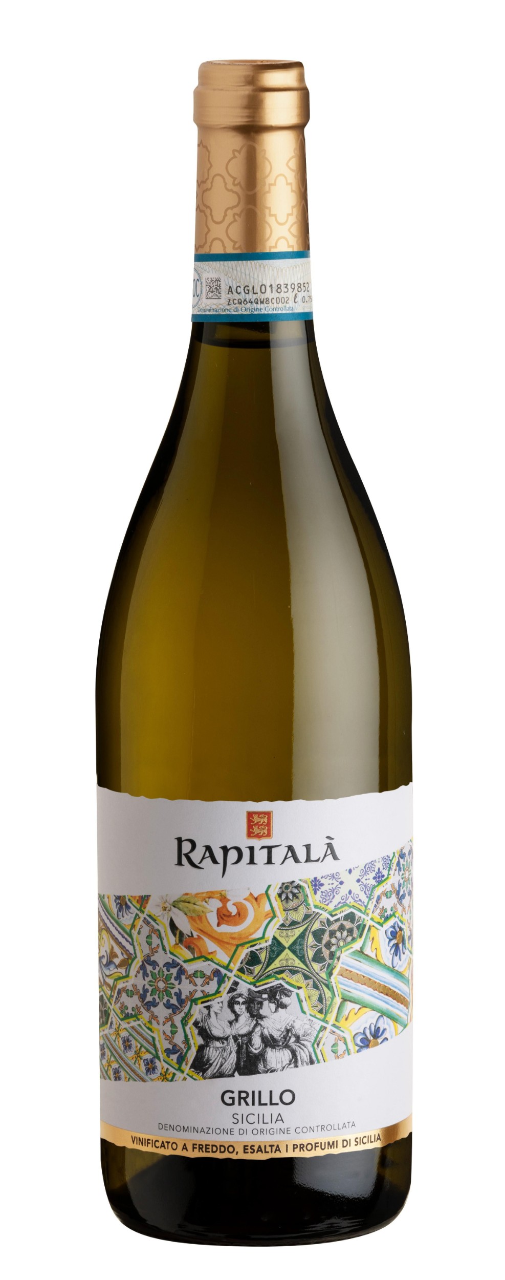 Nápoje - Rapitala Grillo Sicilia DOC Le Maioliche 0,75 l