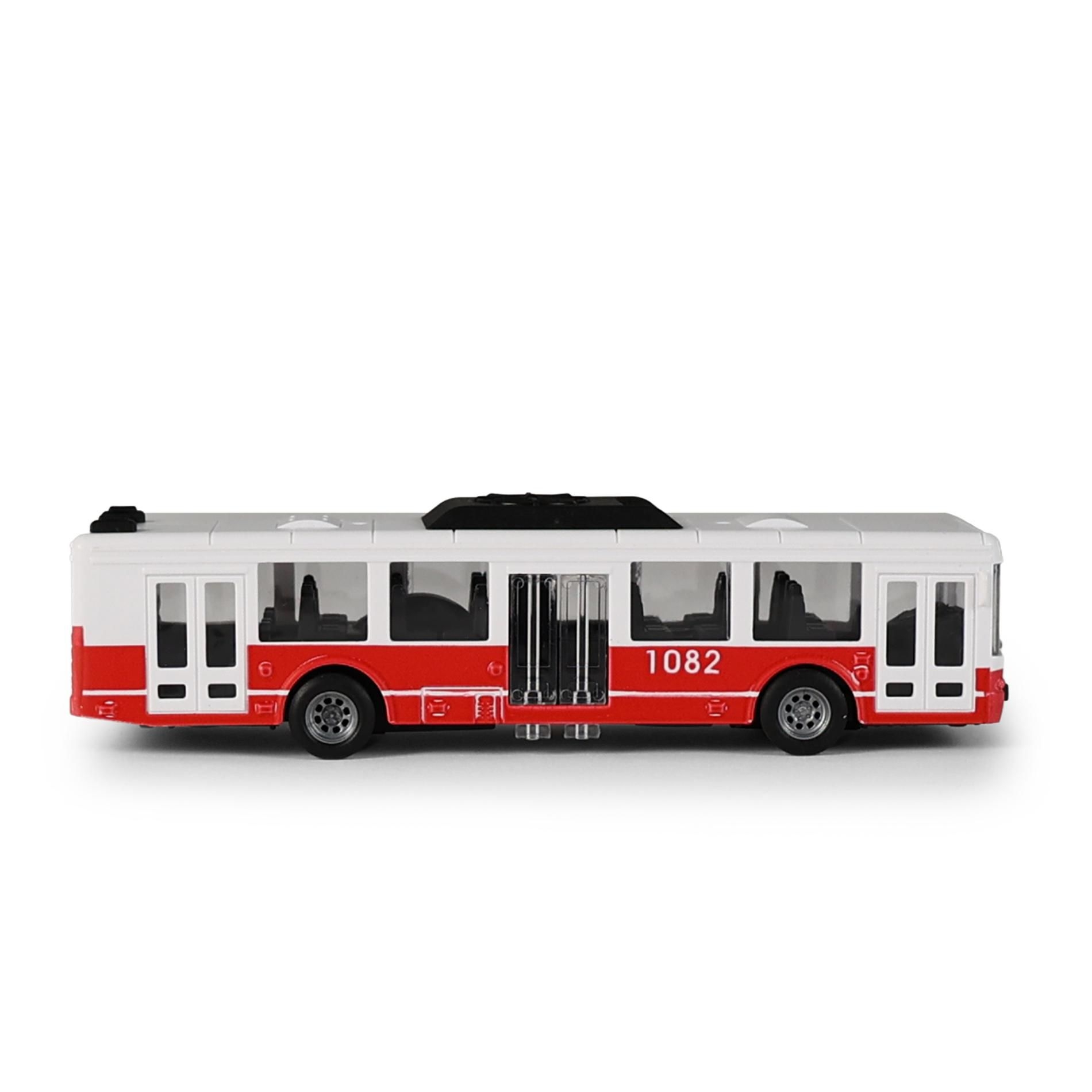 Rappa Autobus MHD červený 16 cm - otevírací dveře-2