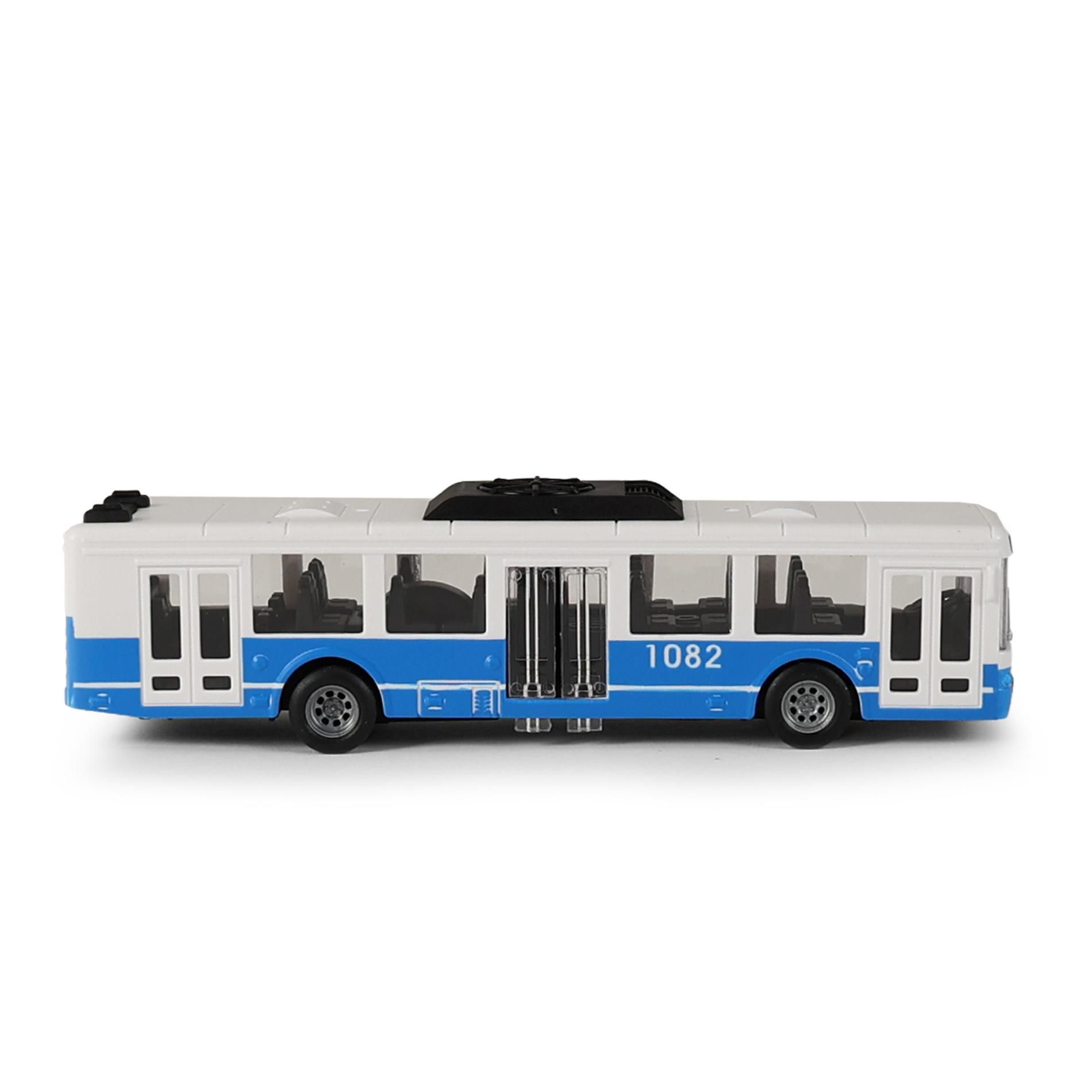 Rappa Autobus MHD modrý 16 cm - otevírací dveře-2