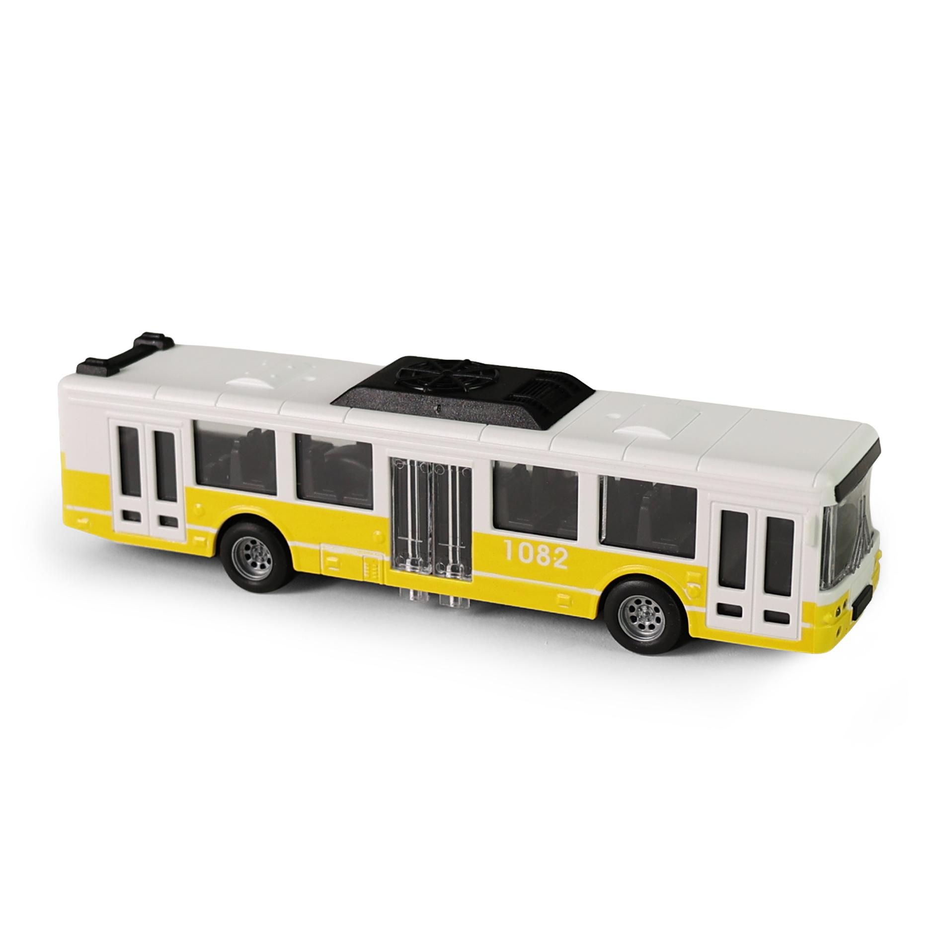 Rappa Autobus MHD žlutý 16 cm - otevírací dveře-0