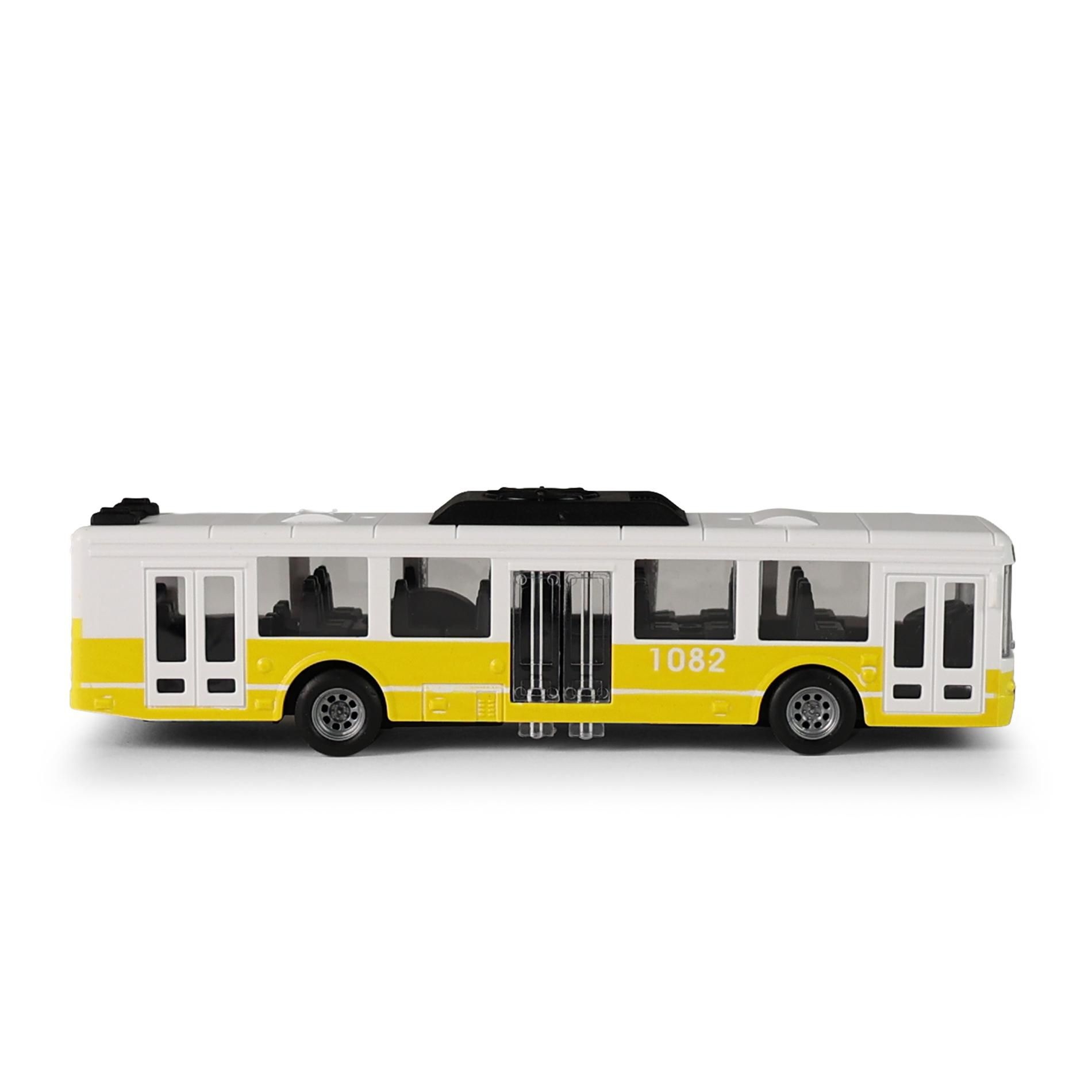 Rappa Autobus MHD žlutý 16 cm - otevírací dveře-2