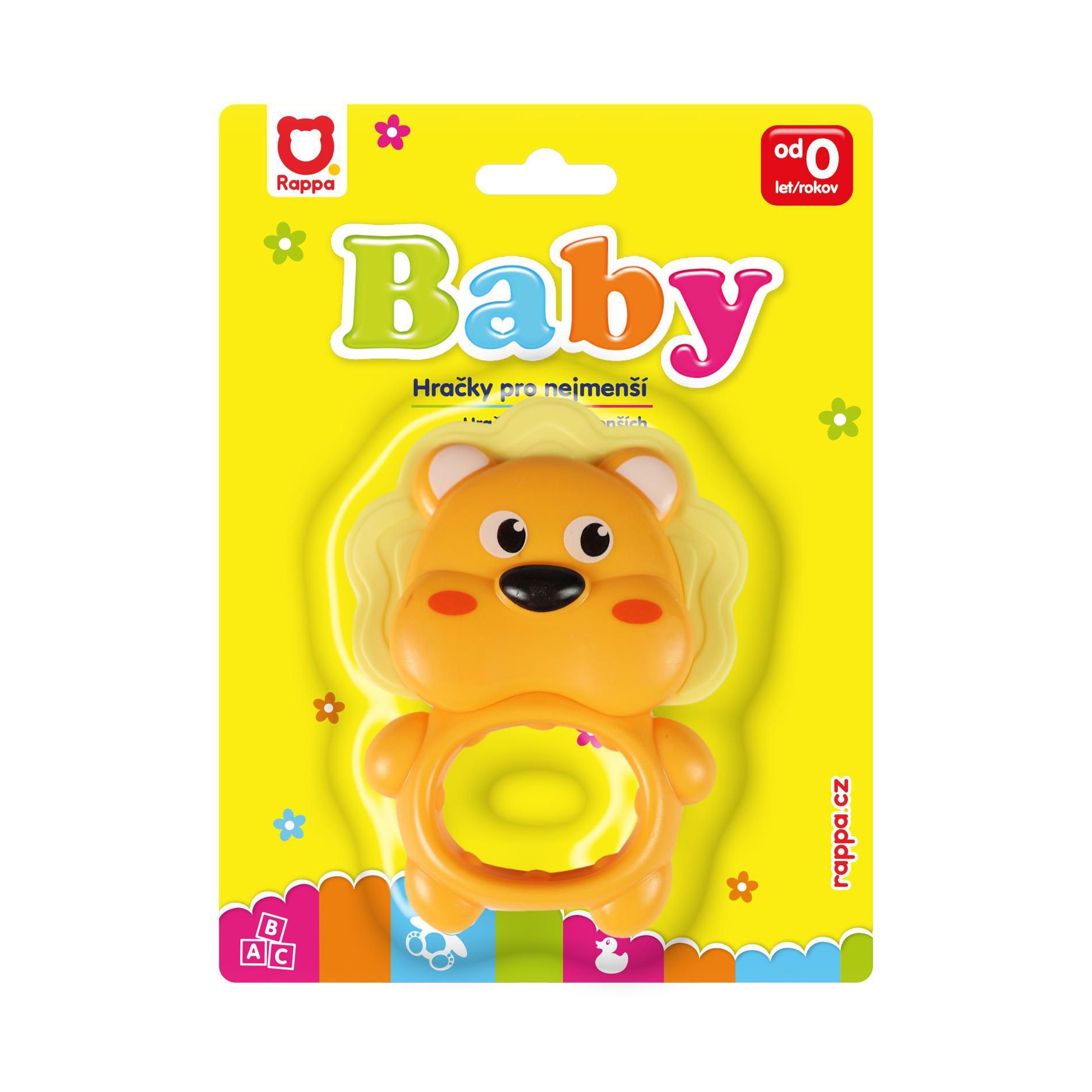 Svět dětí - Rappa Baby Chrastítko lvíče 0m+