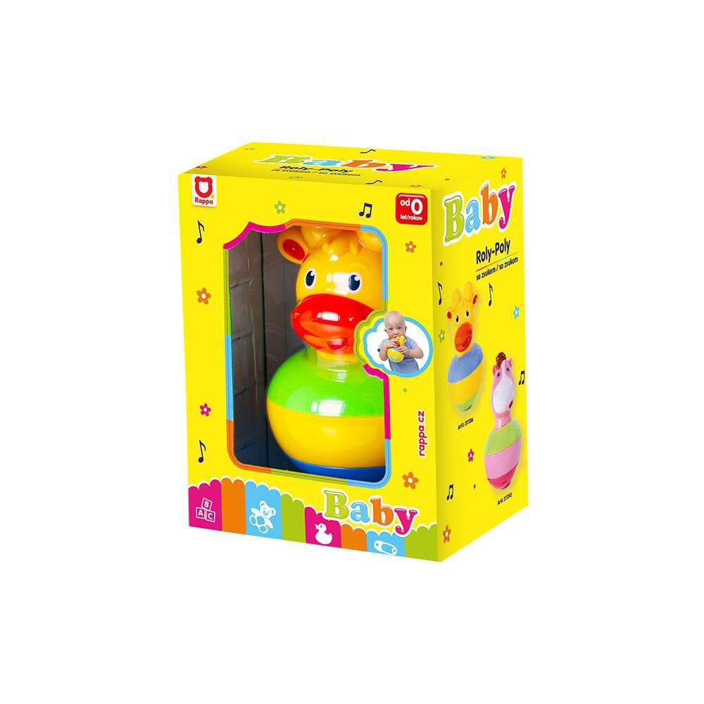 Rappa Baby Roly poly žirafa 0m+-0