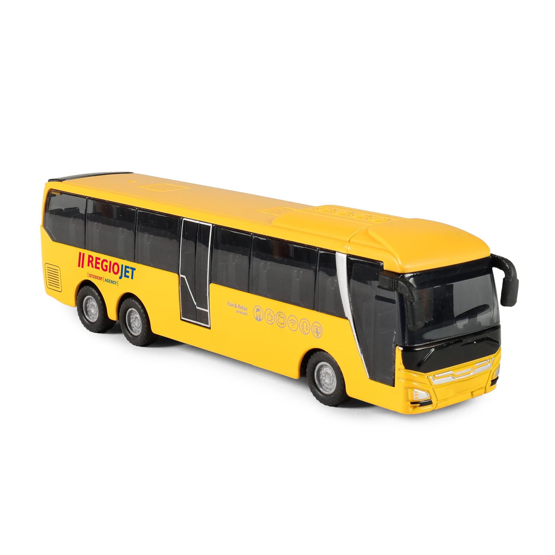 Svět dětí - Rappa Kovový autobus RegioJet 15 cm
