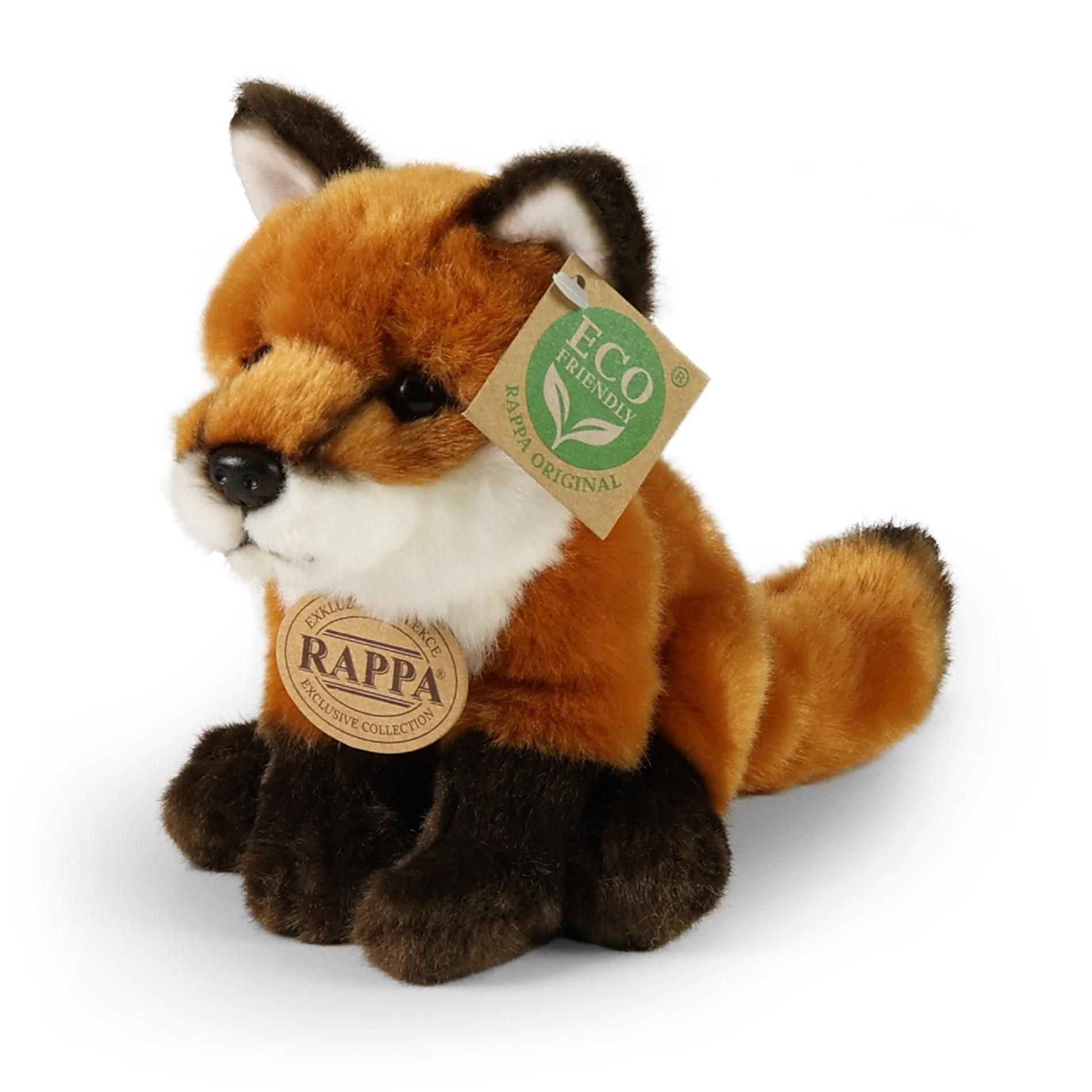 Svět dětí - Rappa Plyšová liška sedící 18 cm ECO-Friendly