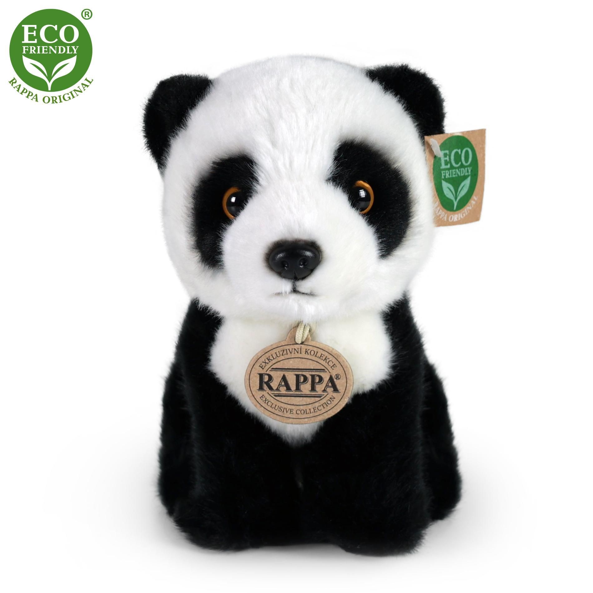 Rappa Plyšová panda sedící 18 cm ECO-FRIENDLY-0