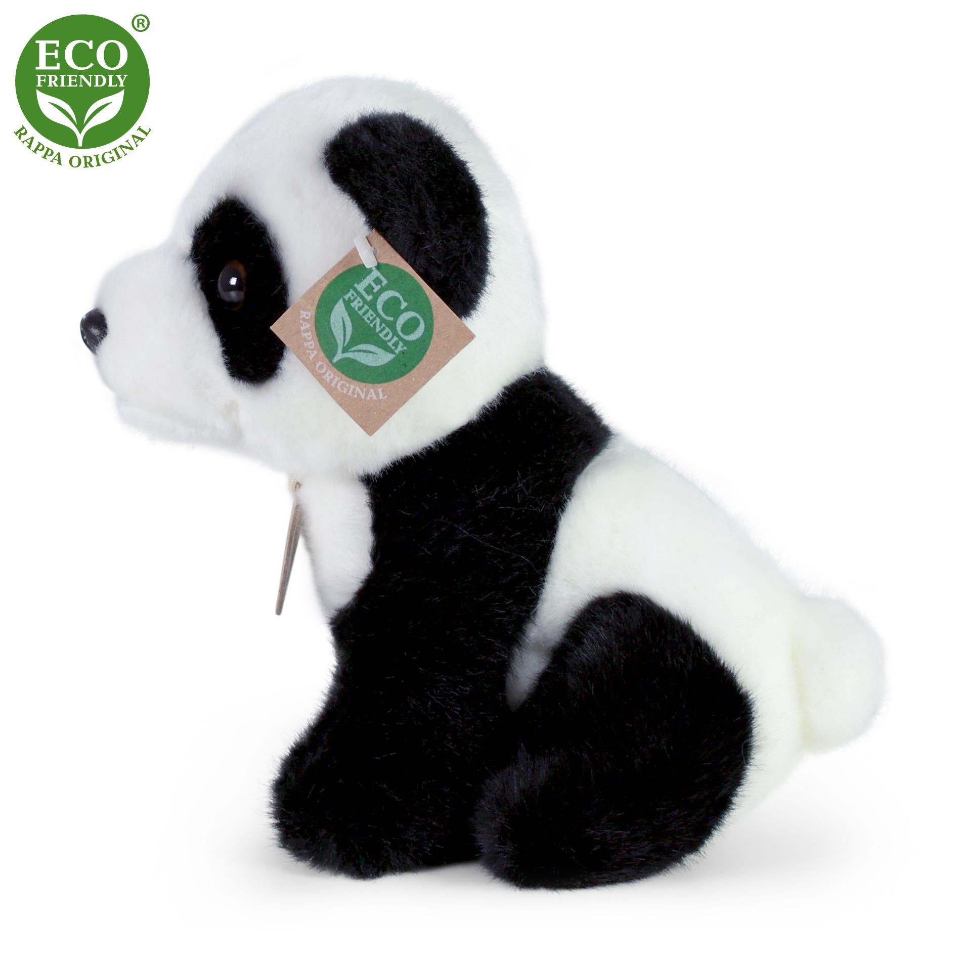 Rappa Plyšová panda sedící 18 cm ECO-FRIENDLY-1