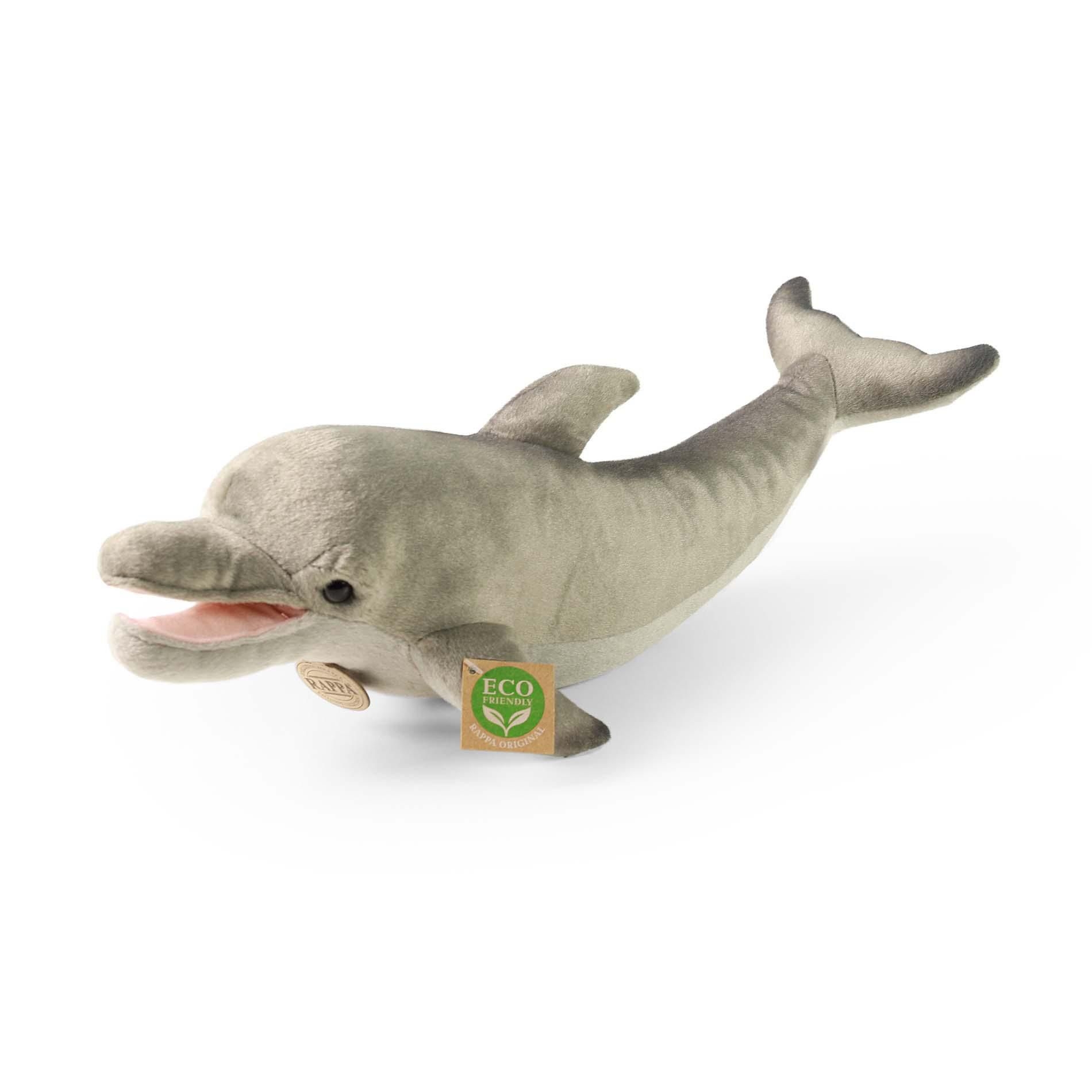 Svět dětí - Rappa Plyšový delfín 40 cm ECO-FRIENDLY