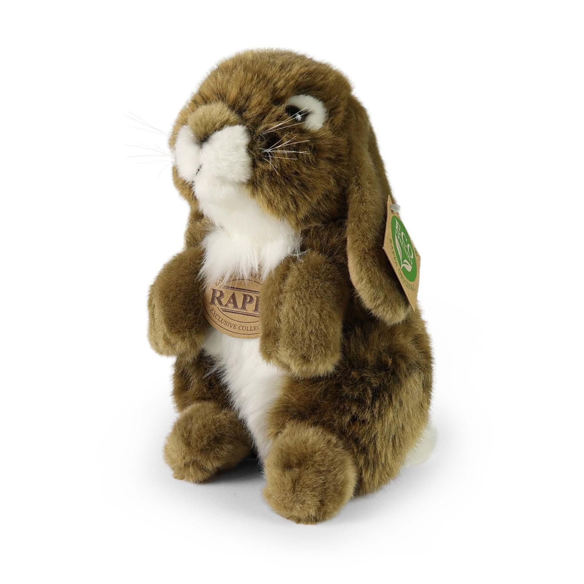 Svět dětí - Rappa Plyšový králík hnědý 18 cm ECO-FRIENDLY