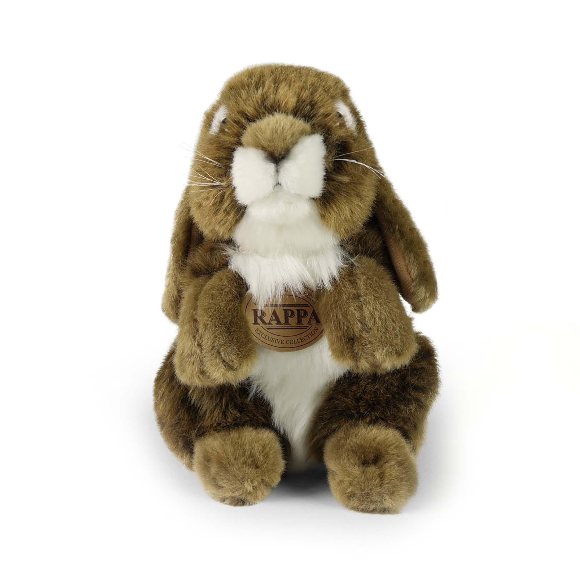 Rappa Plyšový králík hnědý 18 cm ECO-FRIENDLY-0
