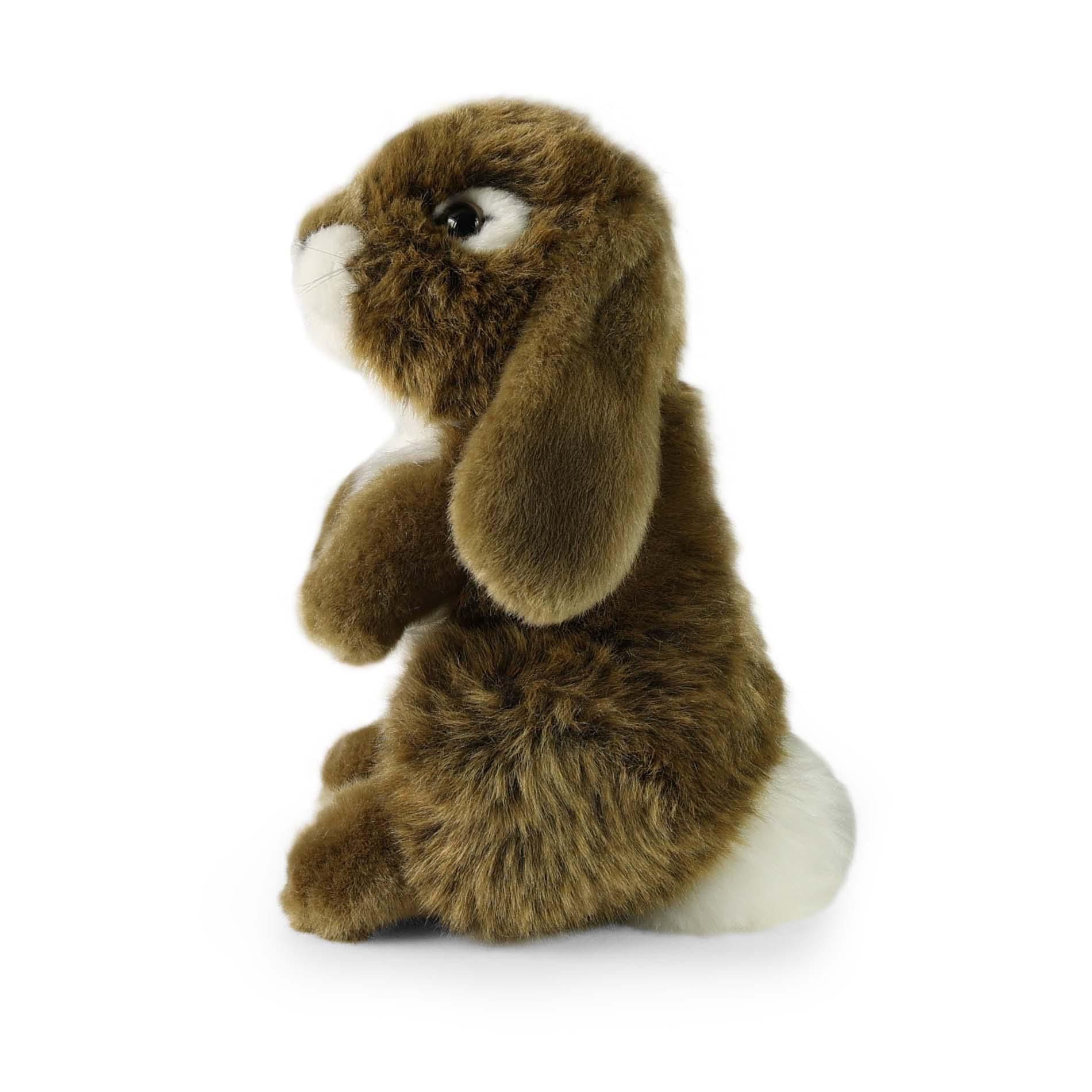 Rappa Plyšový králík hnědý 18 cm ECO-FRIENDLY-1