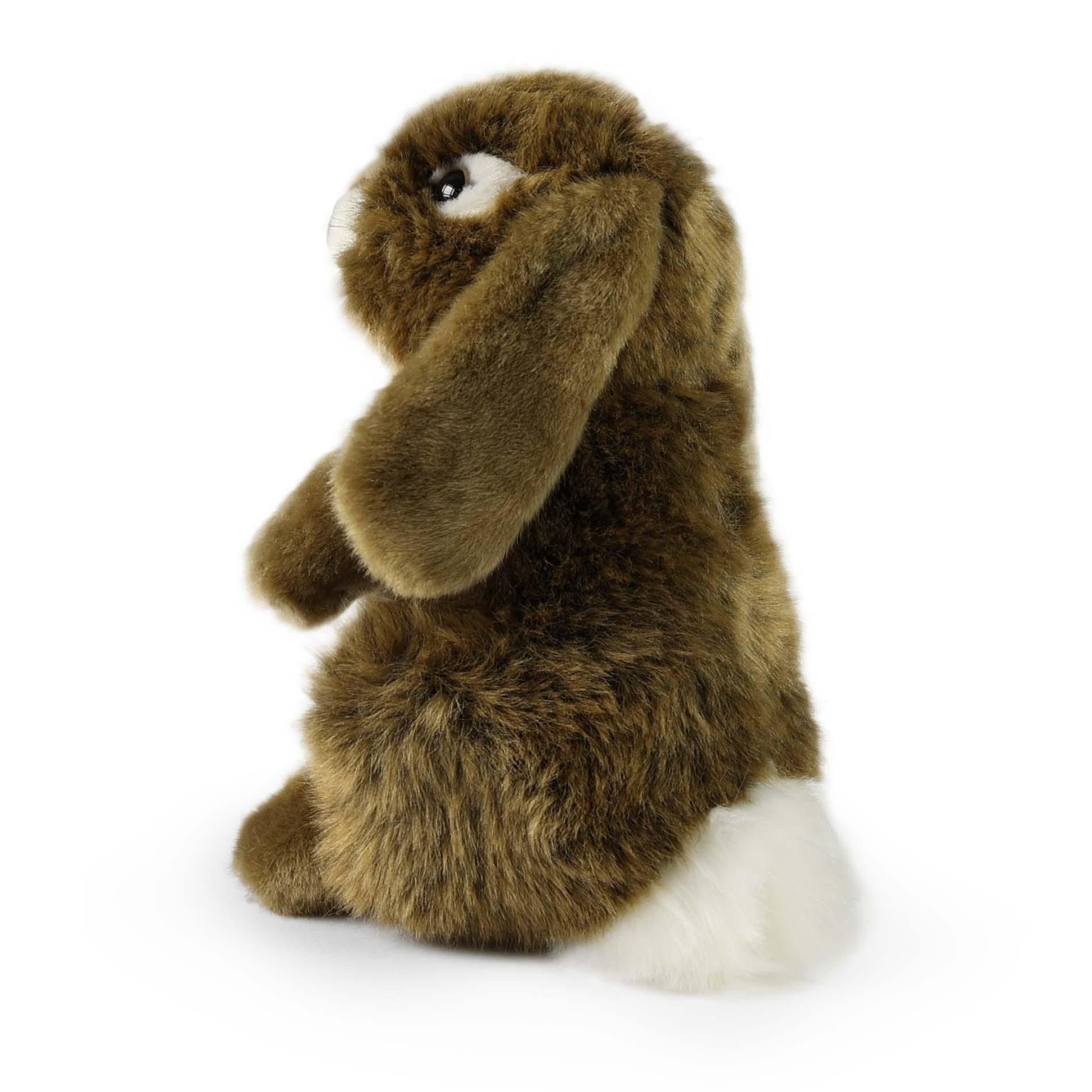 Rappa Plyšový králík hnědý 18 cm ECO-FRIENDLY-2