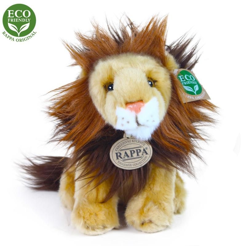 Rappa Plyšový lev sedící 18 cm ECO-FRIENDLY-0
