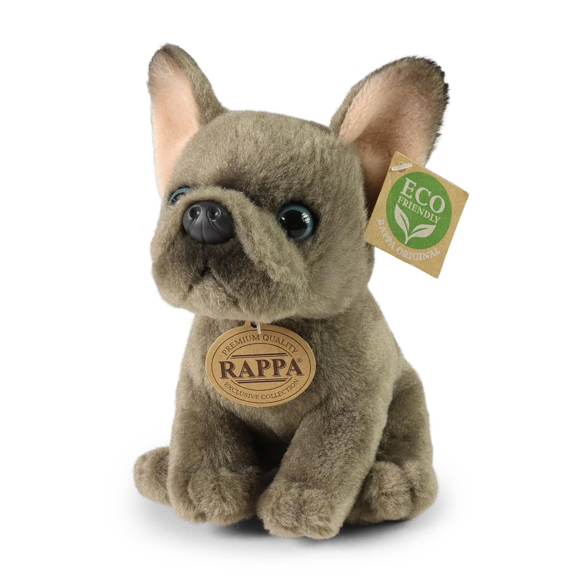 Svět dětí - Rappa Plyšový pes francouzský buldoček 18 cm ECO-FRIENDLY