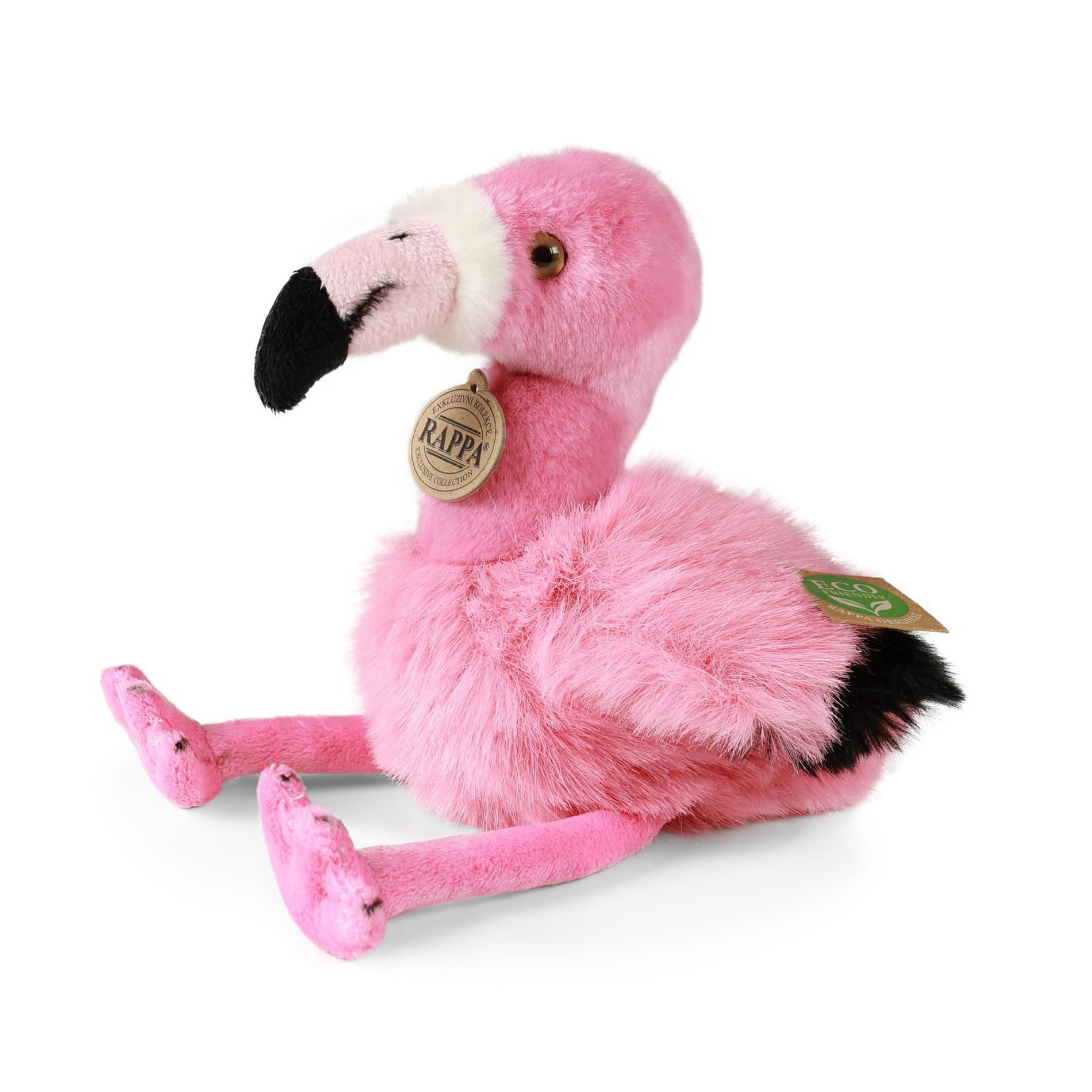Svět dětí - Rappa Plyšový plameňák 20 cm ECO-FRIENDLY