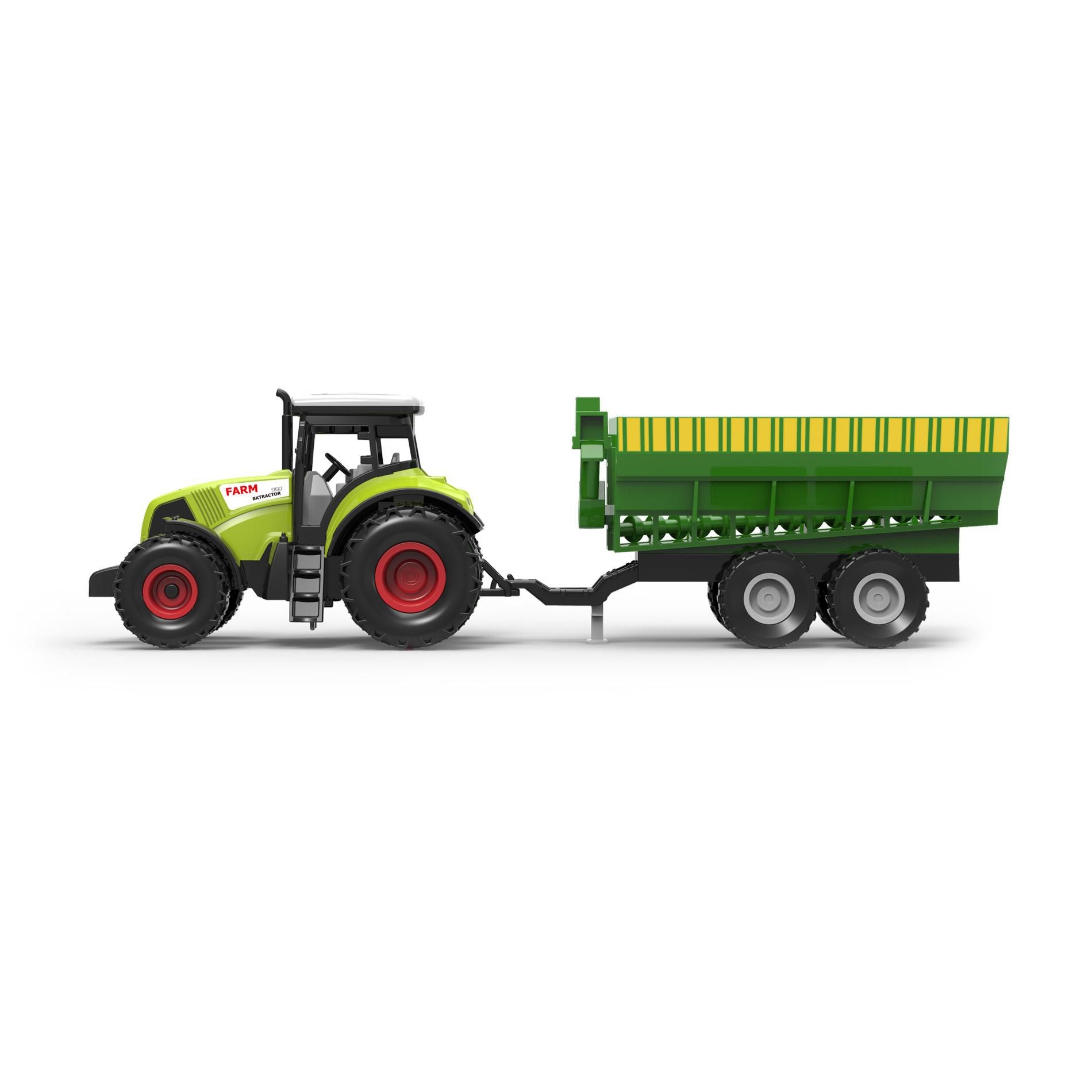Rappa Traktor se zvukem a světlem s vlečkou-0