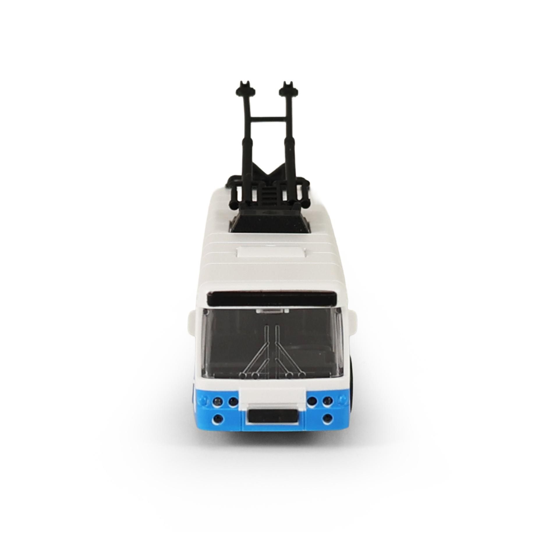 Rappa Trolejbus MHD modrý 16 cm - otevírací dveře-1