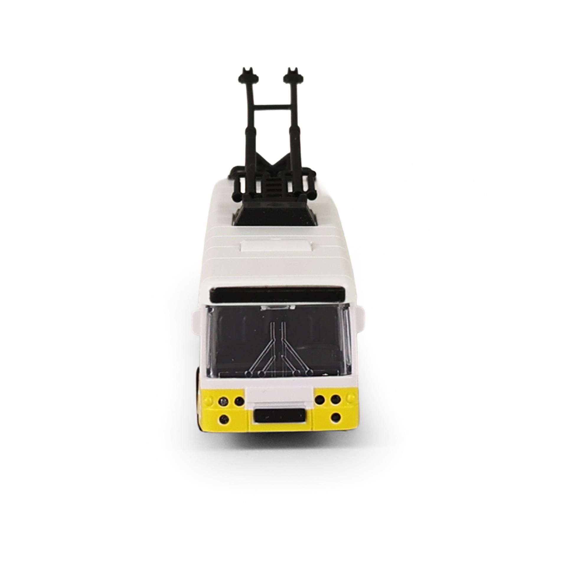 Rappa Trolejbus MHD žlutý 16 cm - otevírací dveře-1