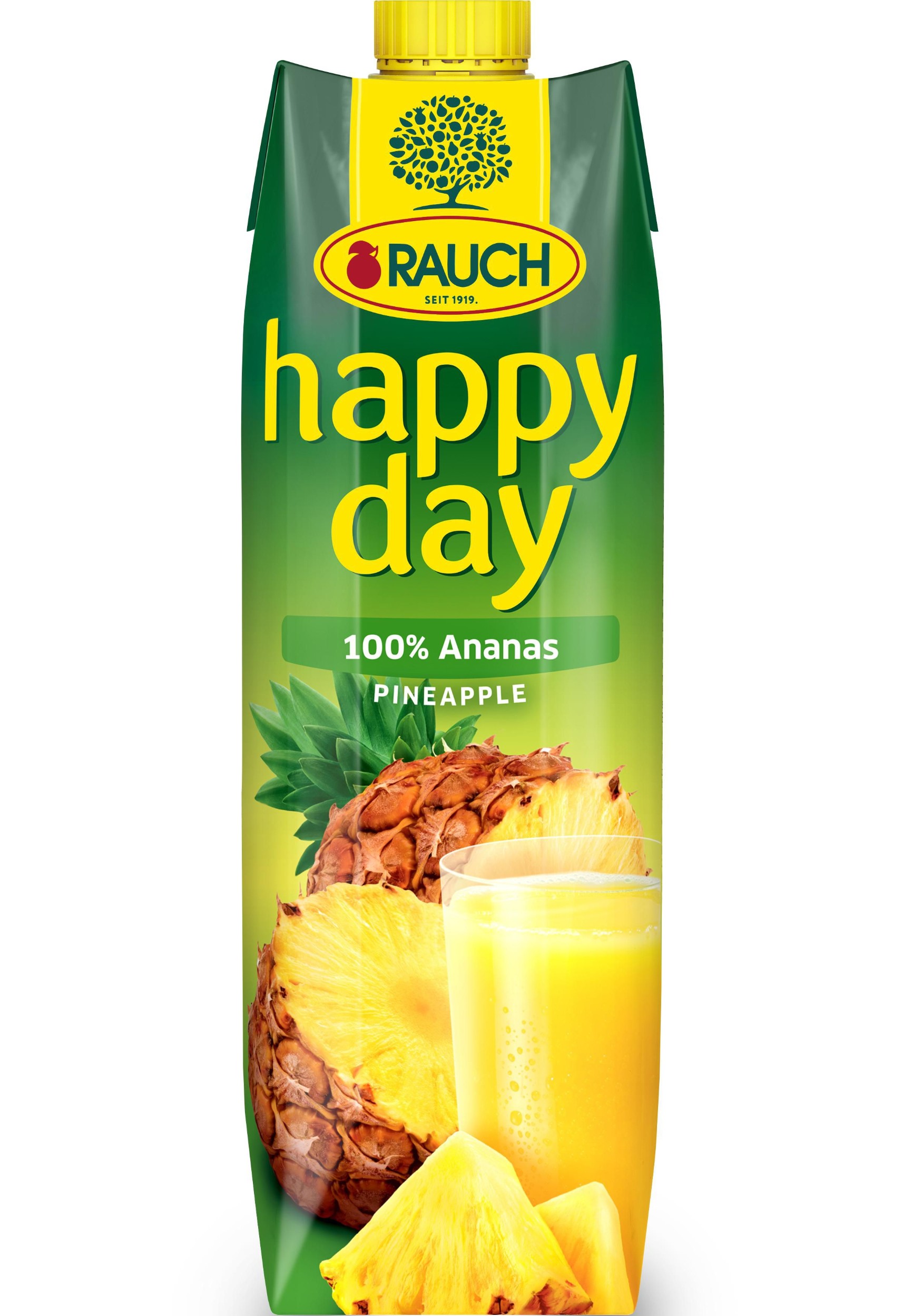 Nápoje - Rauch Happy Day Ananas 100% džus 1 l
