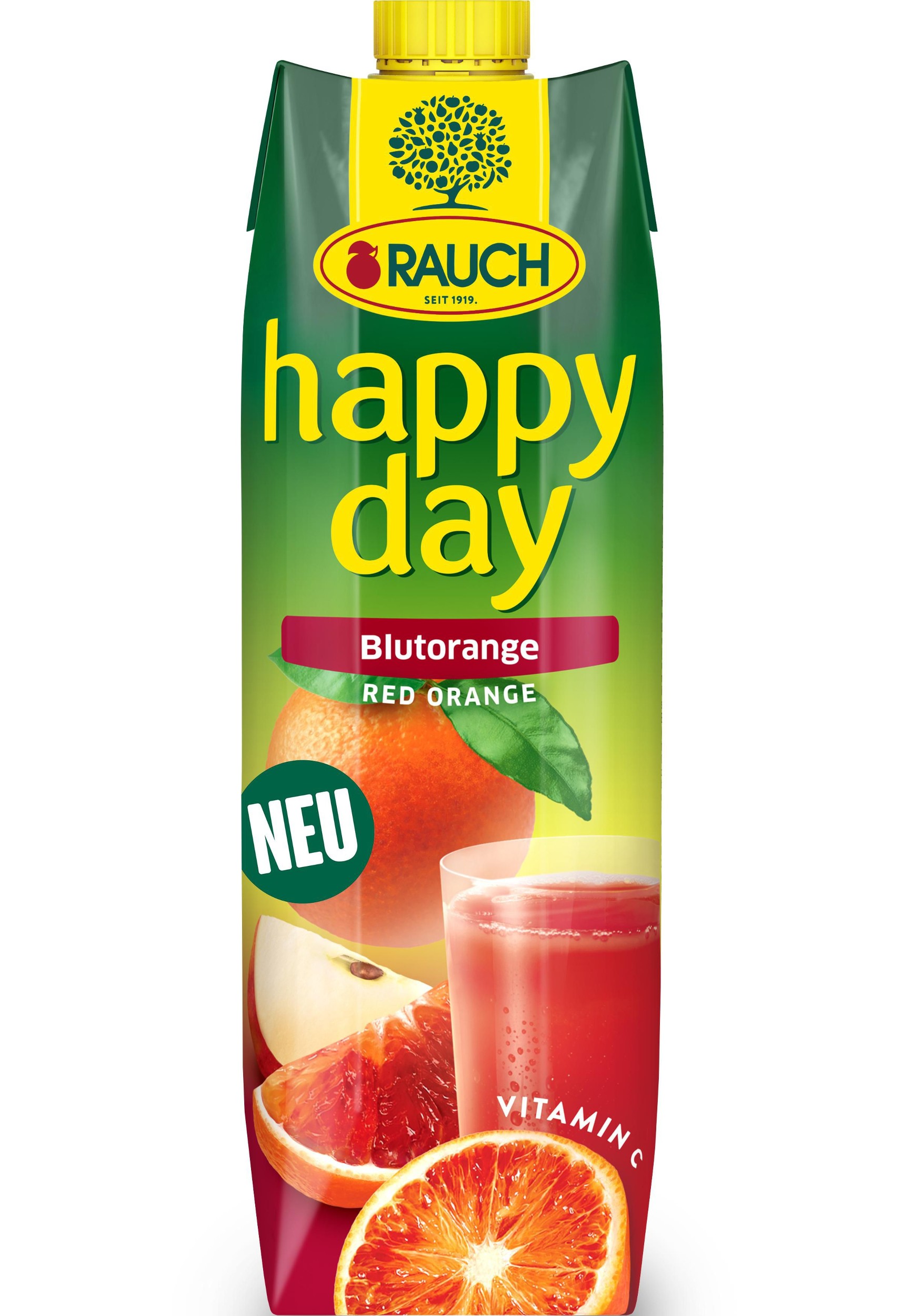 Nápoje - Rauch Happy Day Červený Pomeranč 1l