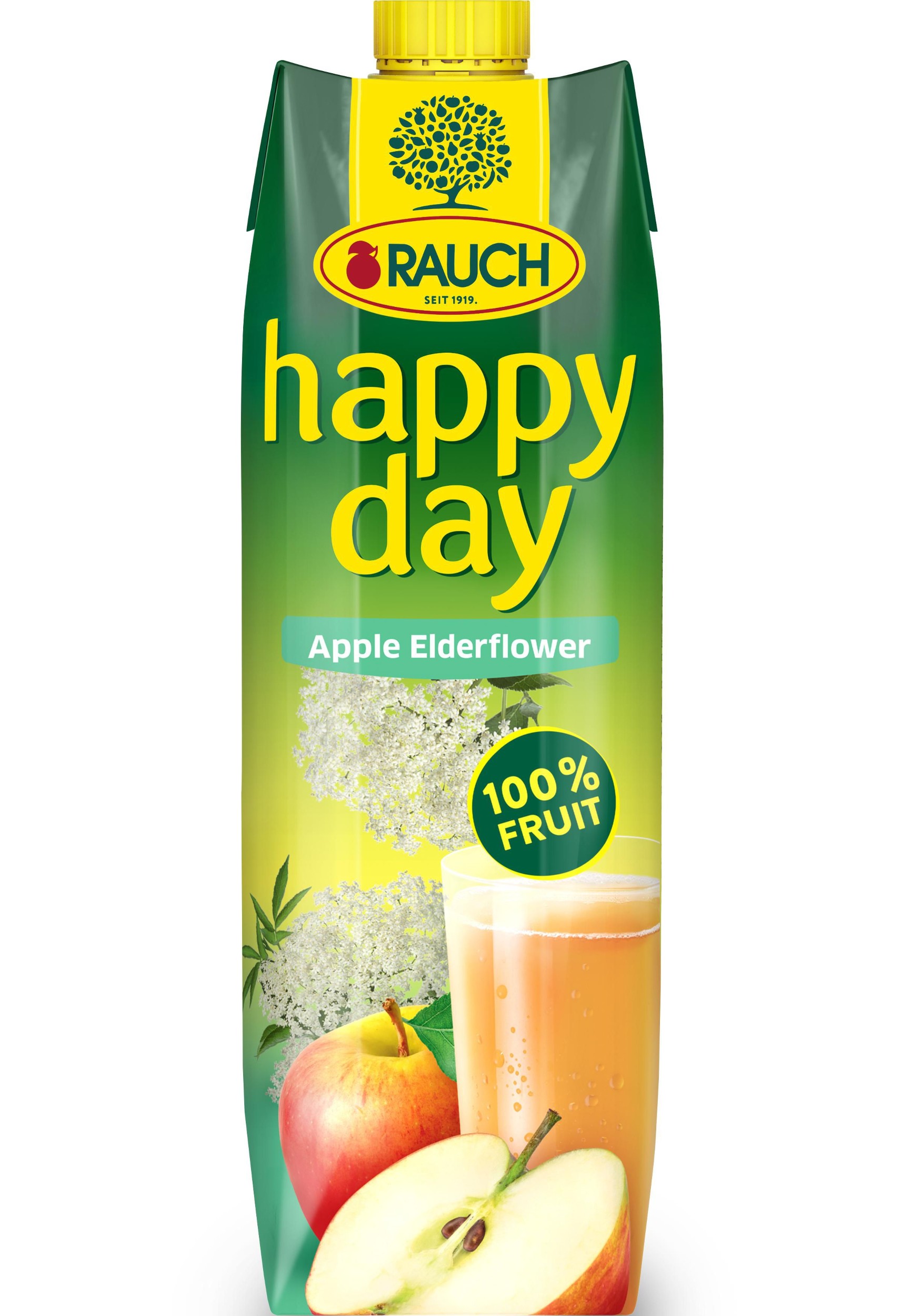 Nápoje - Rauch Happy Day Jablko Bezinka 100% 1l
