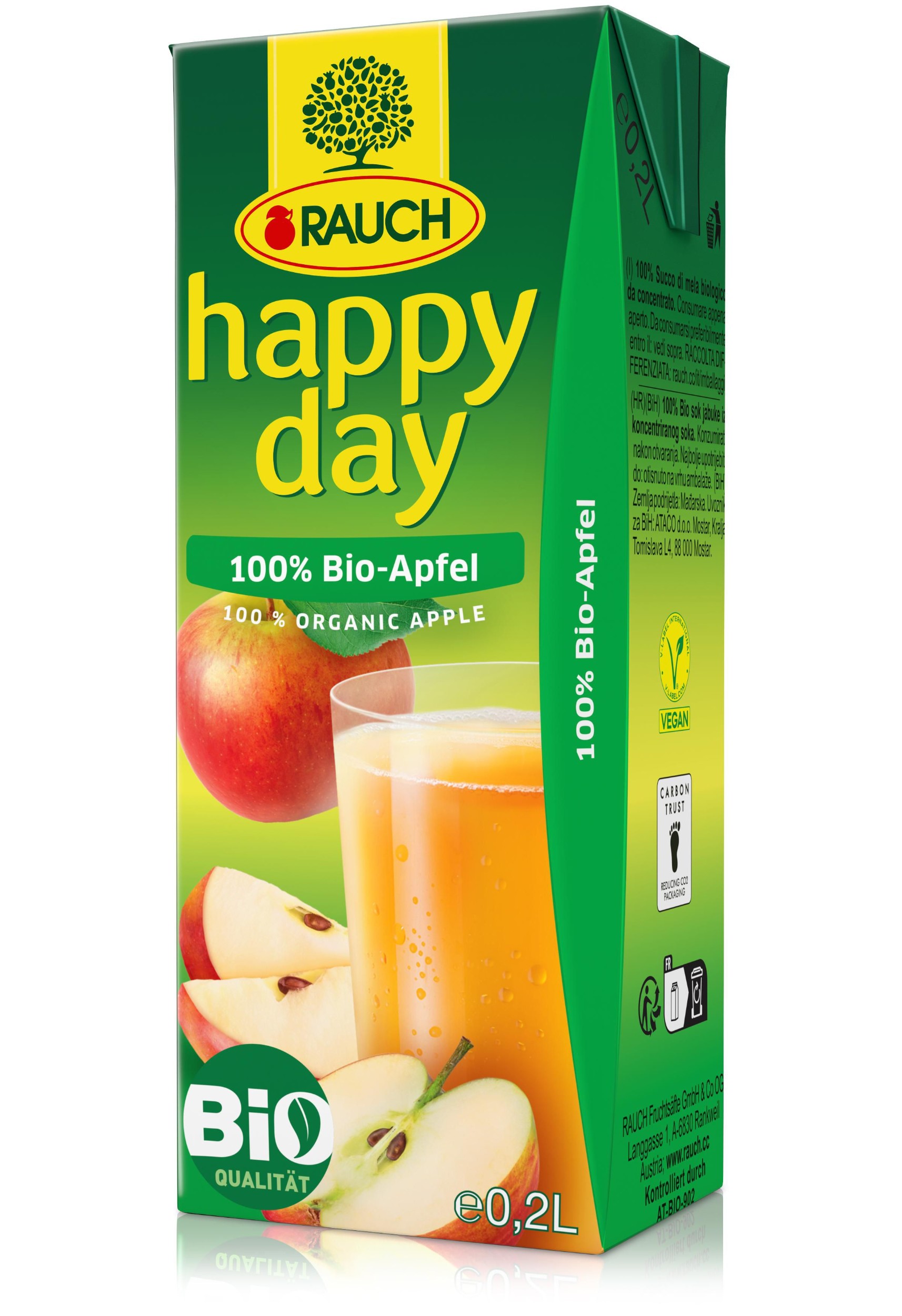 Zdravý svět - Rauch Happy Day Jablko BIO 0,2l