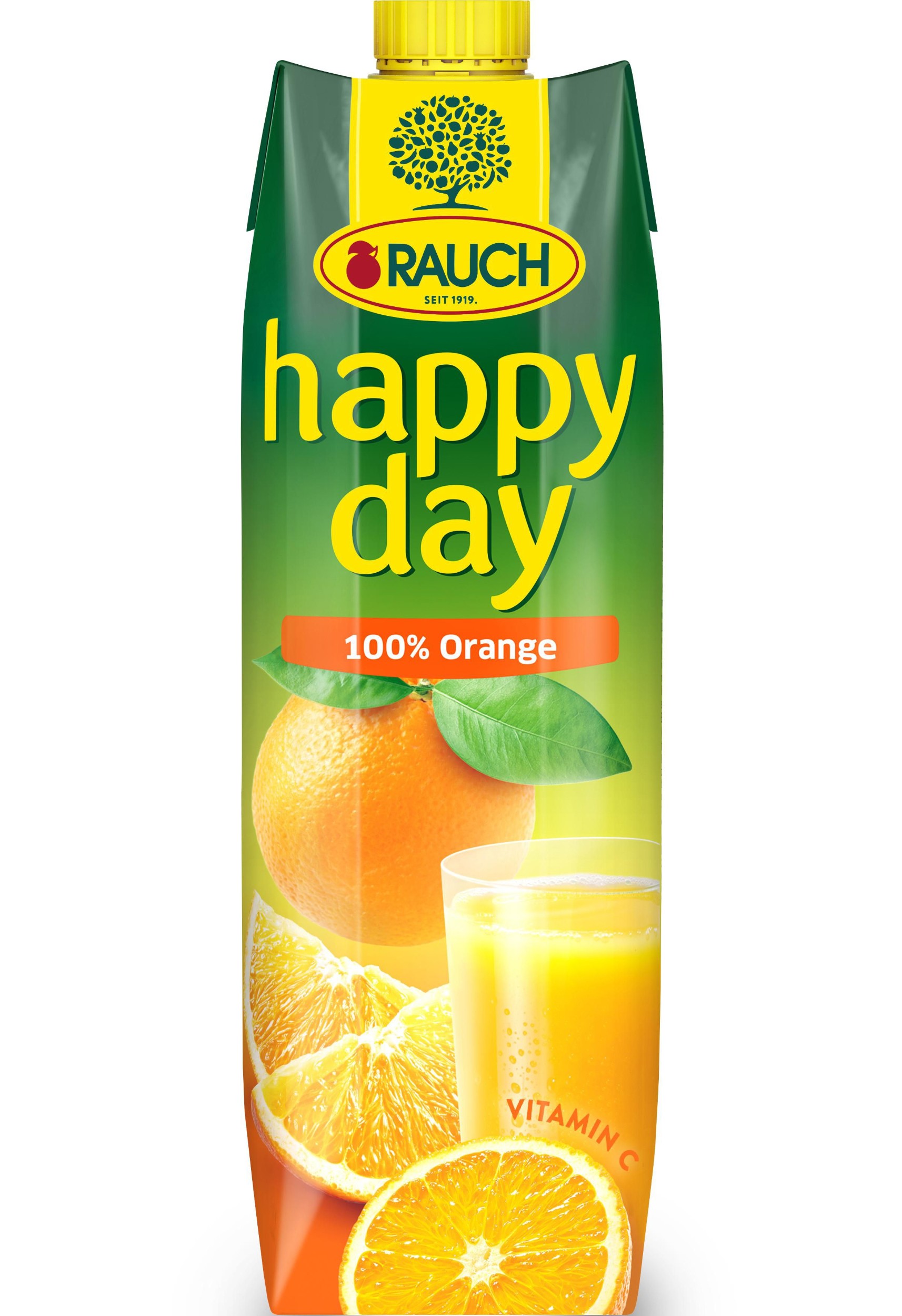 Nápoje - Rauch Happy Day Pomeranč 100% džus 1 l