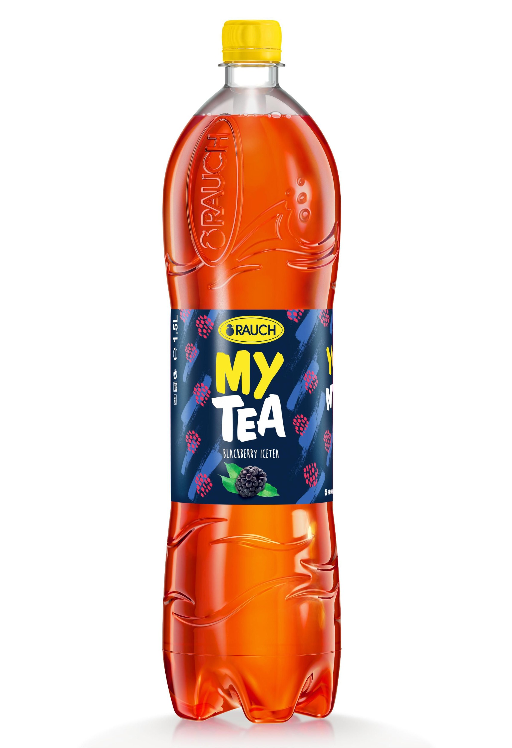 Nápoje - Rauch My Tea ledový čaj s ostružinovou příchutí 1,5 l