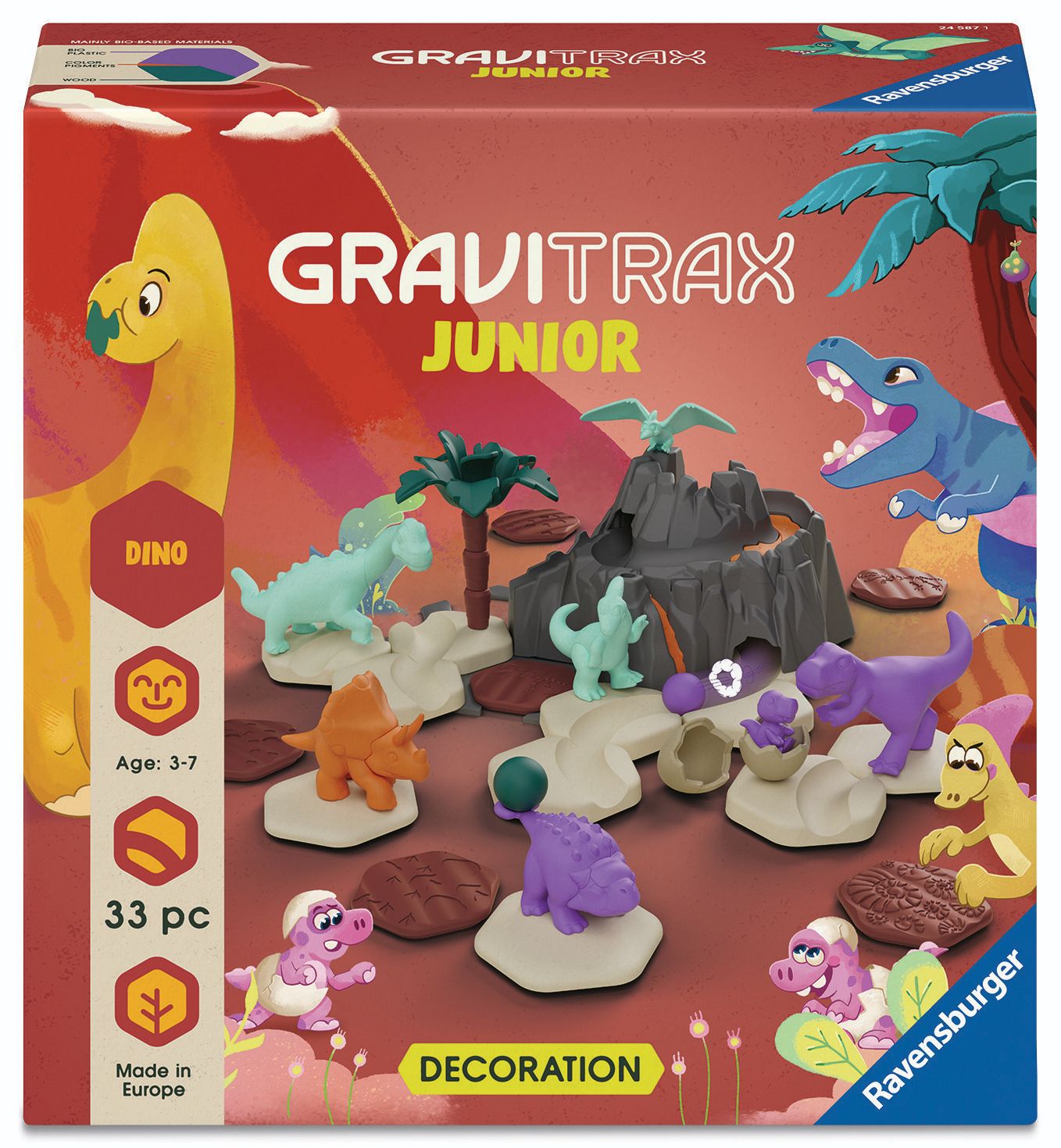 Svět dětí - Ravensburger 245871 GraviTrax Junior Dinosauři