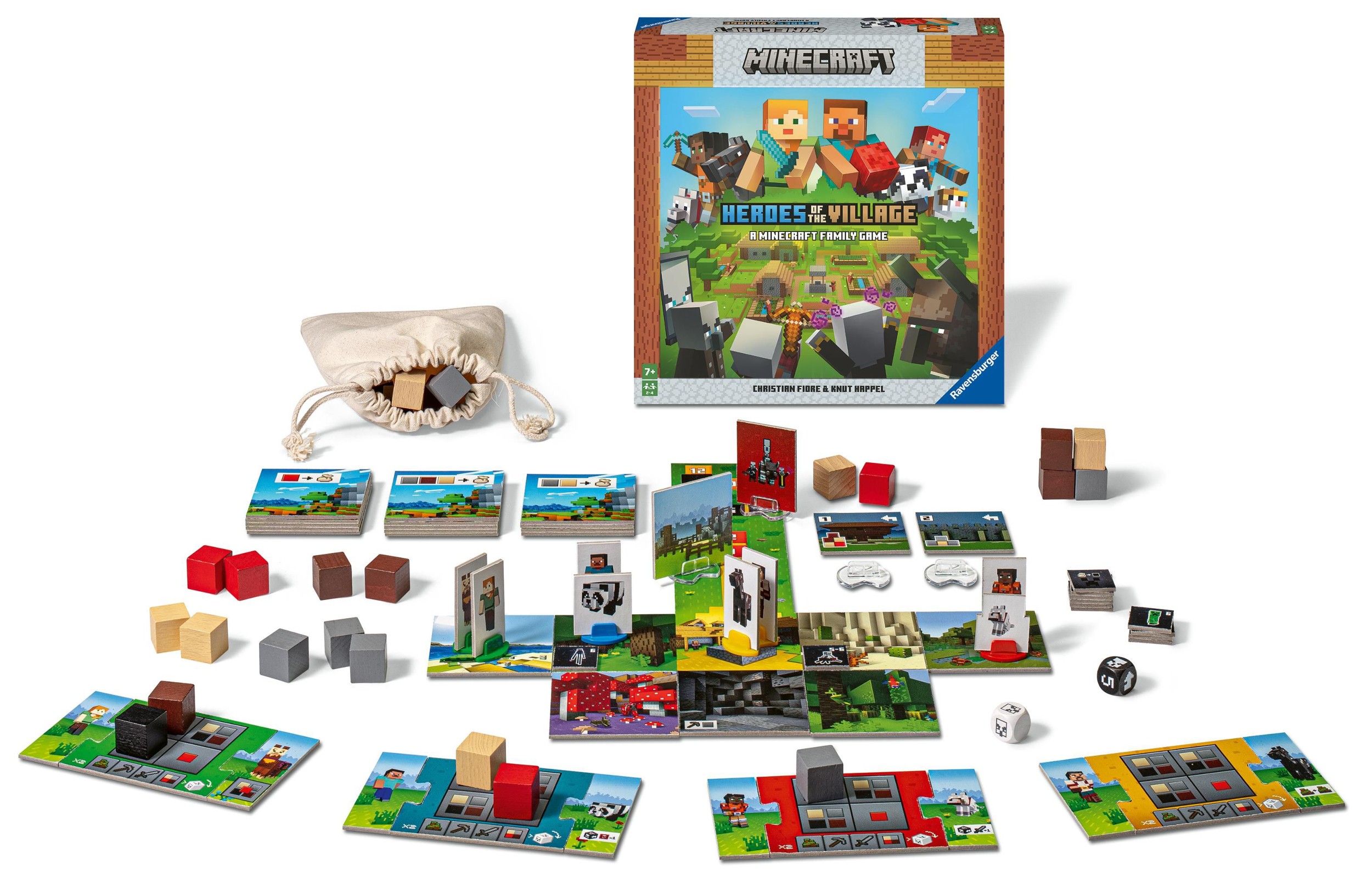Ravensburger hry 209361 Minecraft: Heroes of the Village-0