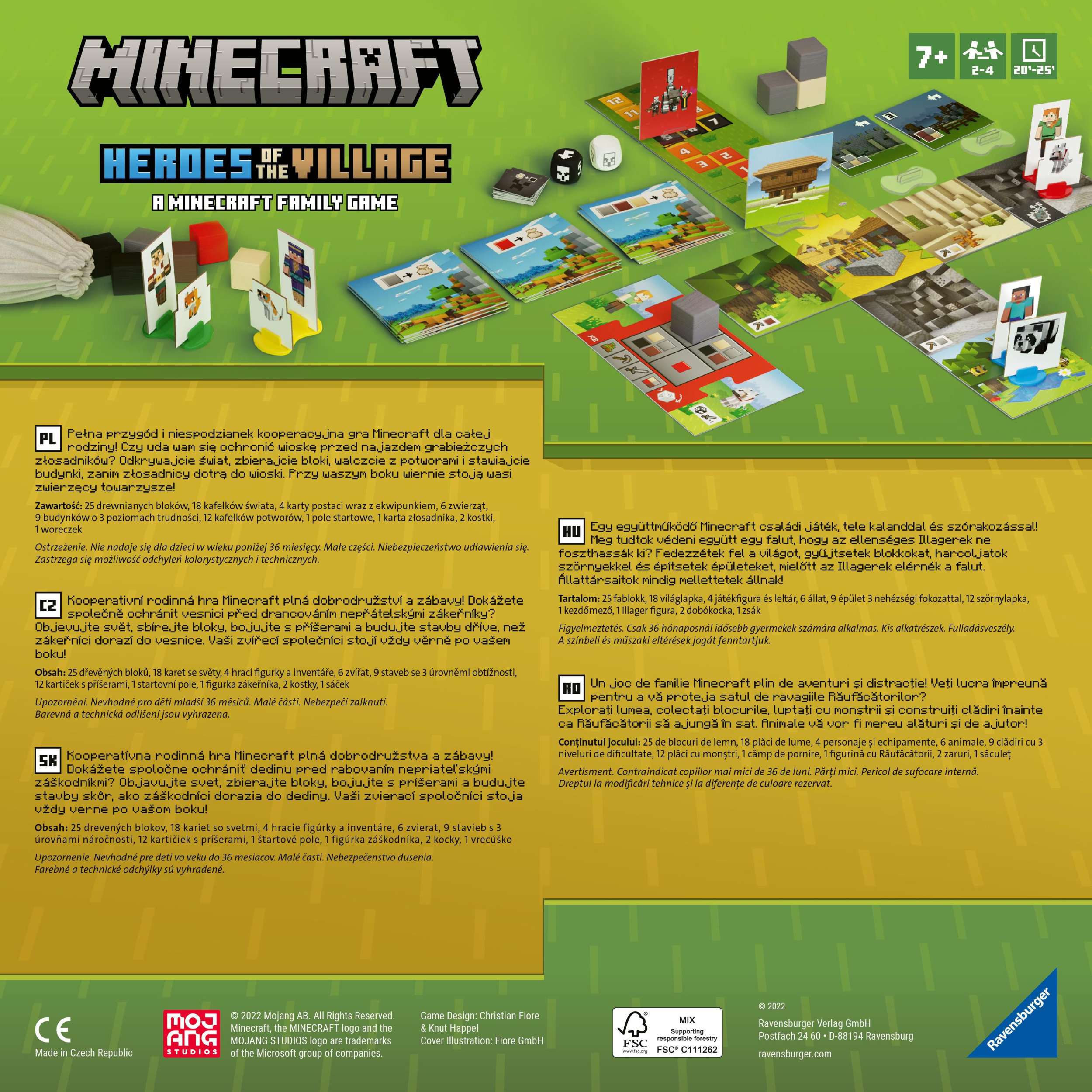 Ravensburger hry 209361 Minecraft: Heroes of the Village-1