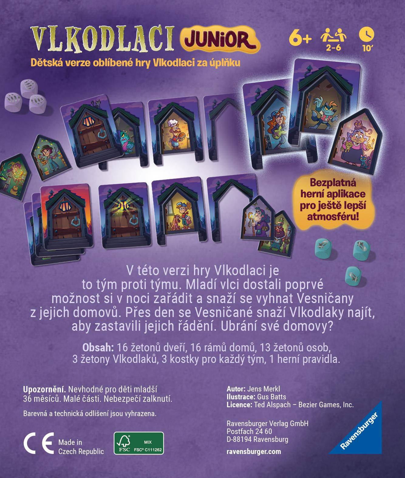 Ravensburger Hry 226931 Vlkodlaci: Noc mladých vlků-1