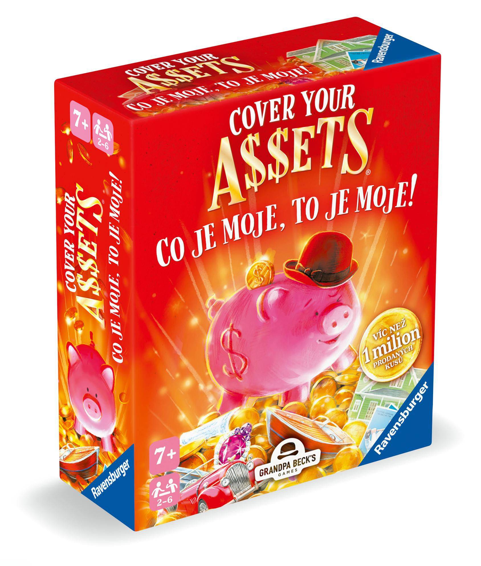 Svět dětí - Ravensburger Hry 227907 Cover Your Assets: Co je moje, to je moje!