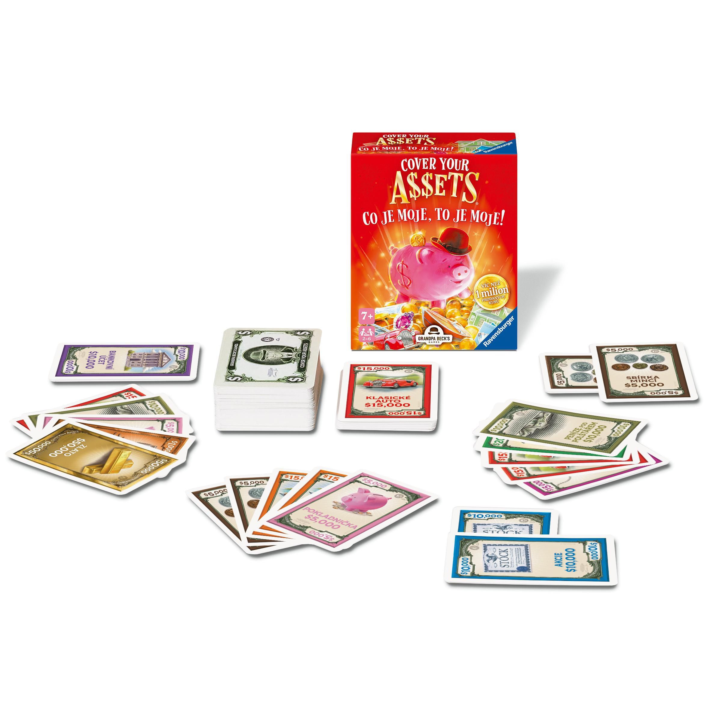 Ravensburger Hry 227907 Cover Your Assets: Co je moje, to je moje!-0